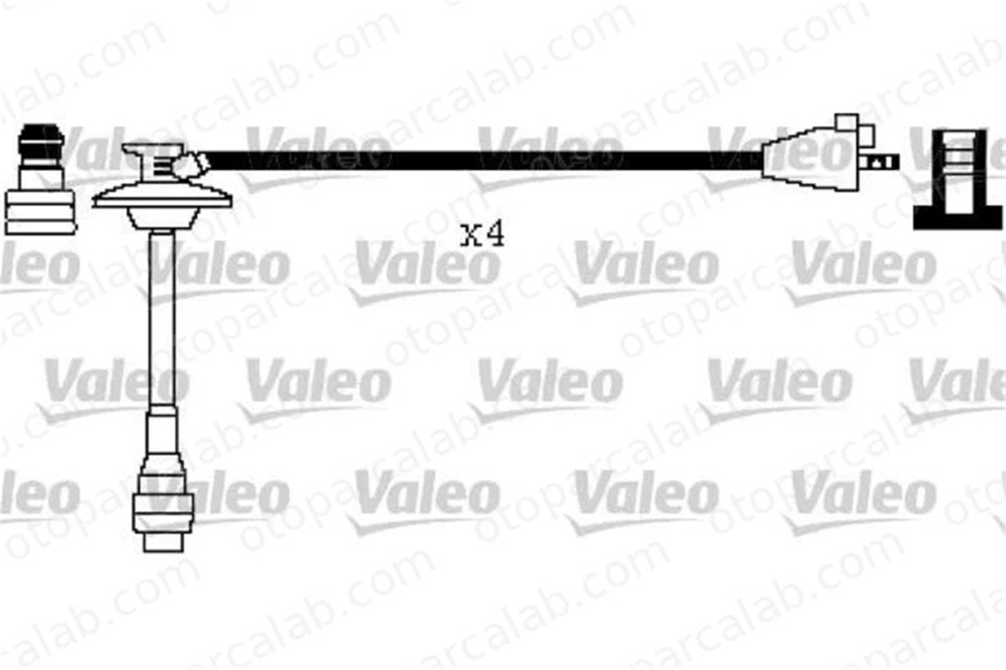 VALEO 346452 Buji Kablosu TOYOTA CAMRY PICNIC 9091921576 9091921585