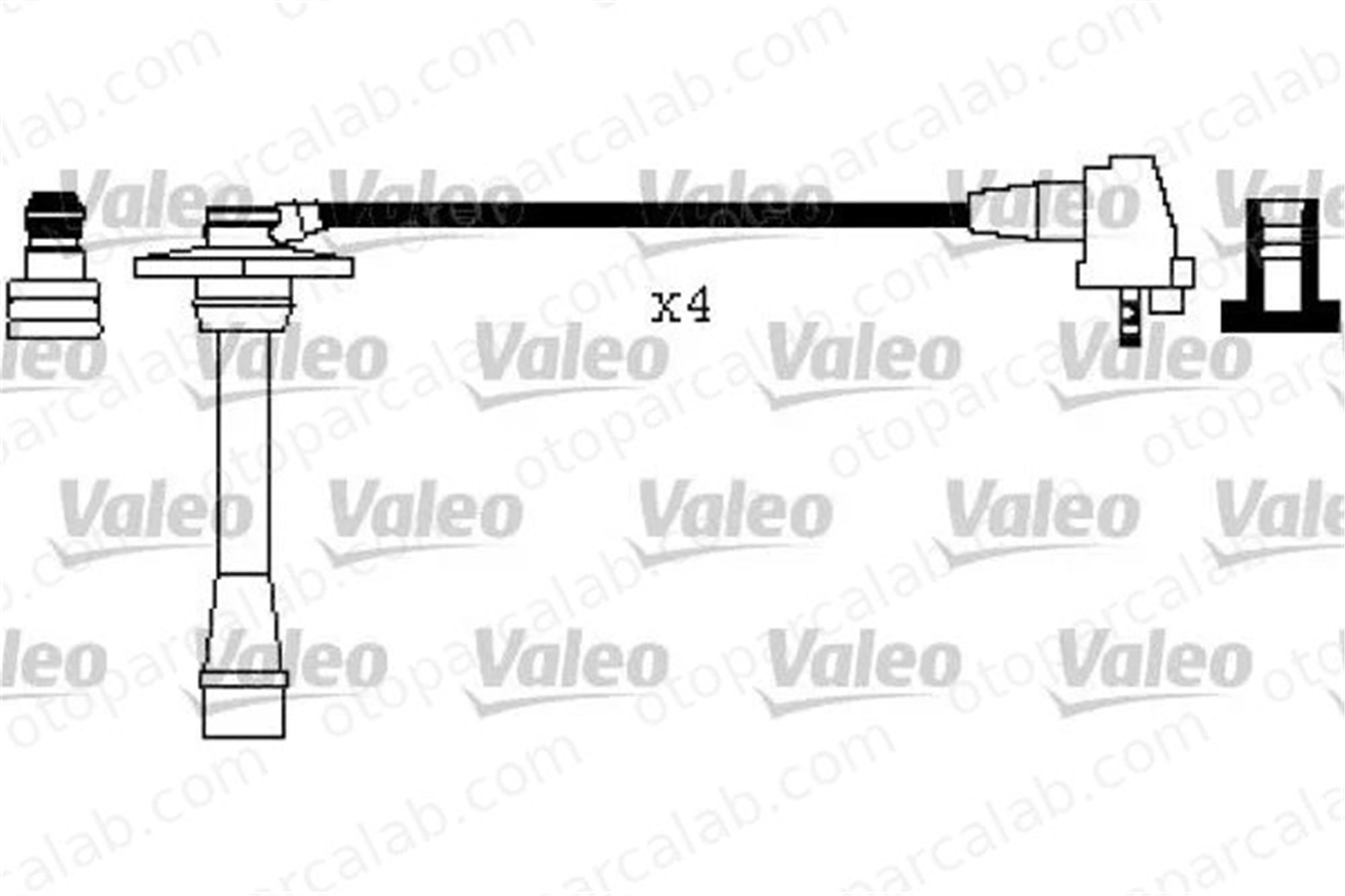 VALEO 346453 Buji Kablosu TOYOTA COROLLA COROLLA Compact 9091915423 9091915424