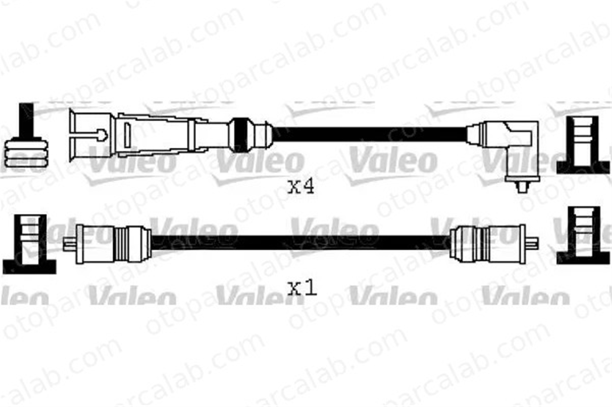 VALEO 346581 Buji Kablosu VW SCIROCCO GOLF I 346581