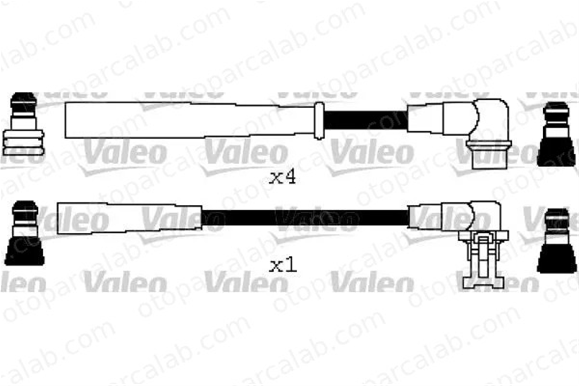 VALEO 346608 Buji Kablosu RENAULT RAPID Kasa/büyük limuzin CLIO I 346608 7700742835