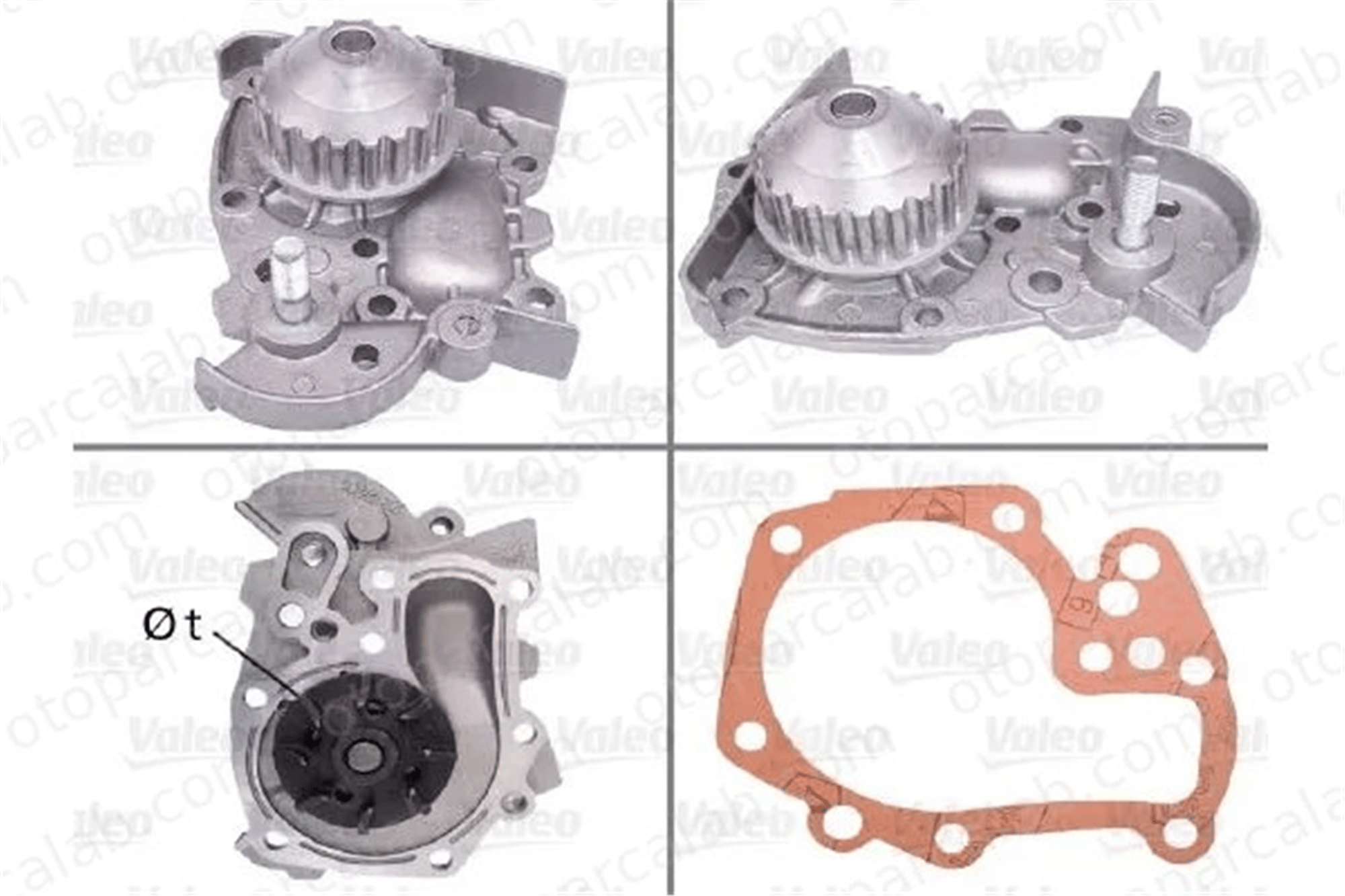 VALEO 506099 Devirdaim Su Pompası RENAULT RAPID Kasa/büyük limuzin CLIO I 7700736091 7701633125