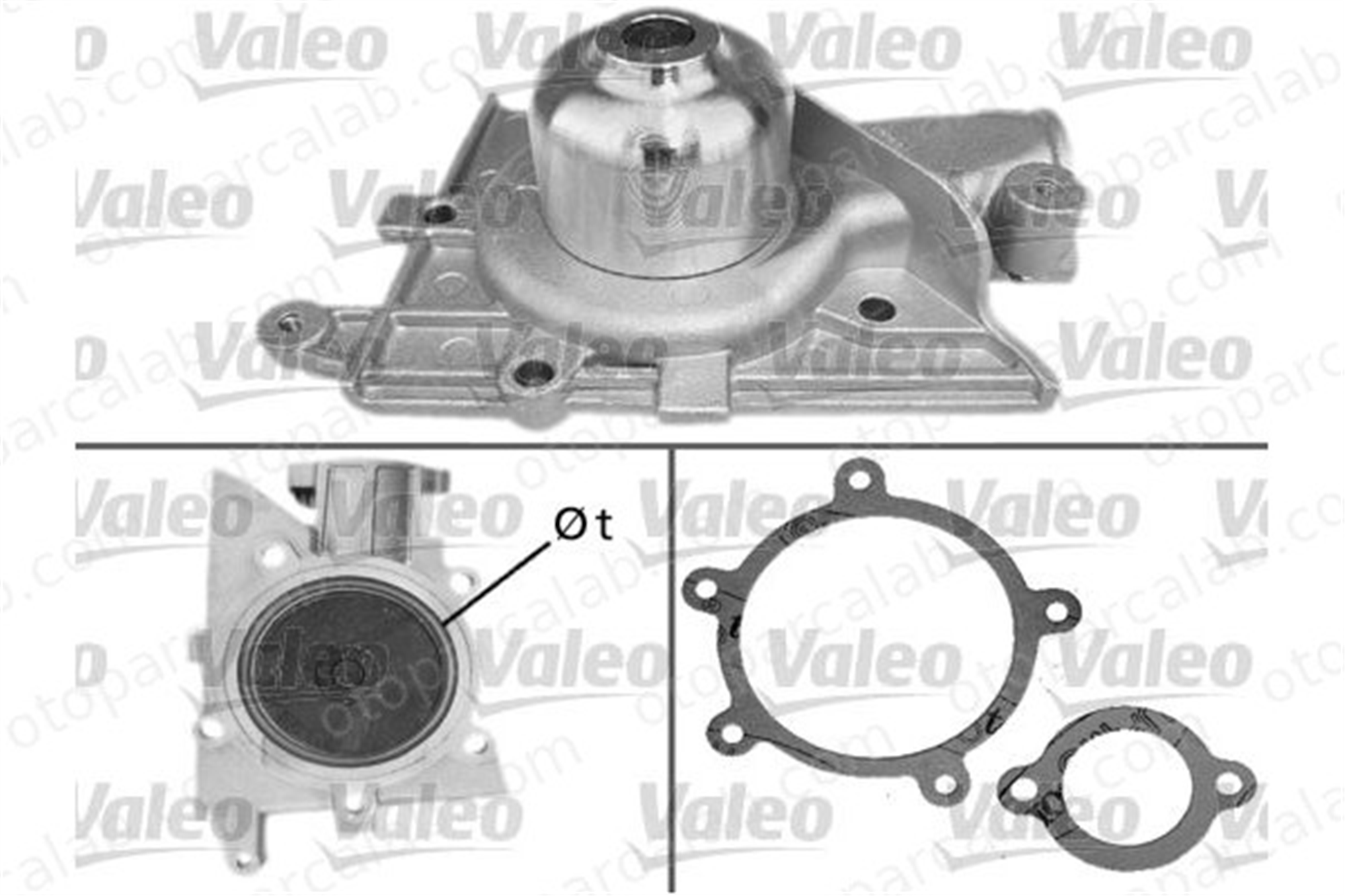VALEO 506256 Devirdaim Su Pompası SEAT IBIZA I RONDA SE021032000A