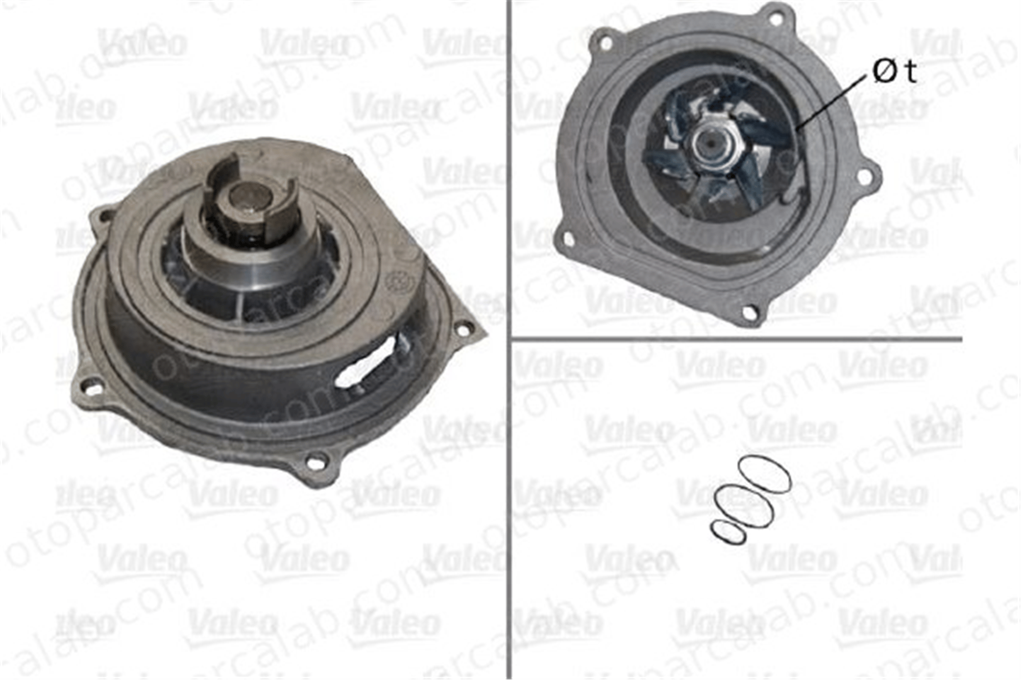 VALEO 506320 Devirdaim Su Pompası ROVER 200 II Hatchback 400 II PEB102010 PEB102420