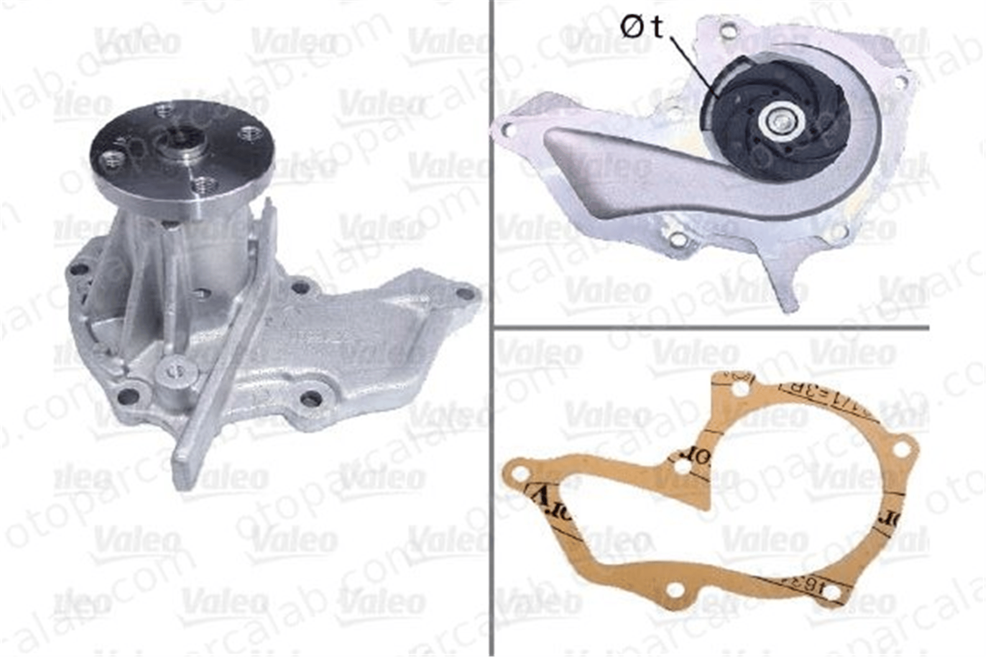 VALEO 506472 Devirdaim Su Pompası FORD FIESTA V PUMA 96MX8591AA 1007714