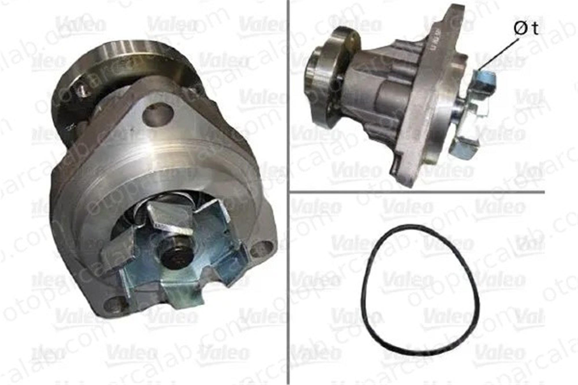 VALEO 506527 Devirdaim Su Pompası OPEL OMEGA B OMEGA B Station wagon 90444649 1334131