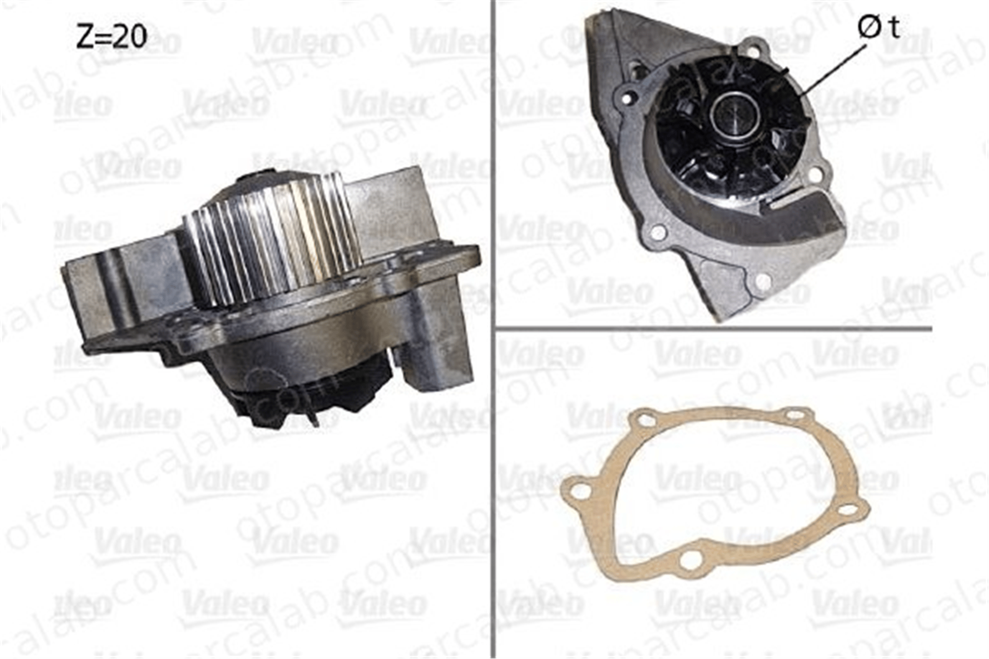 VALEO 506531 Devirdaim Su Pompası CITROËN XSARA XSARA Coupe 120198