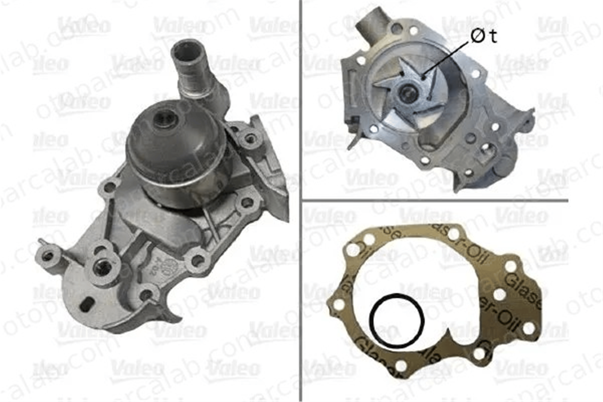 VALEO 506580 Devirdaim Su Pompası RENAULT CLIO III CLIO III Grandtour 210103314R 8200702755