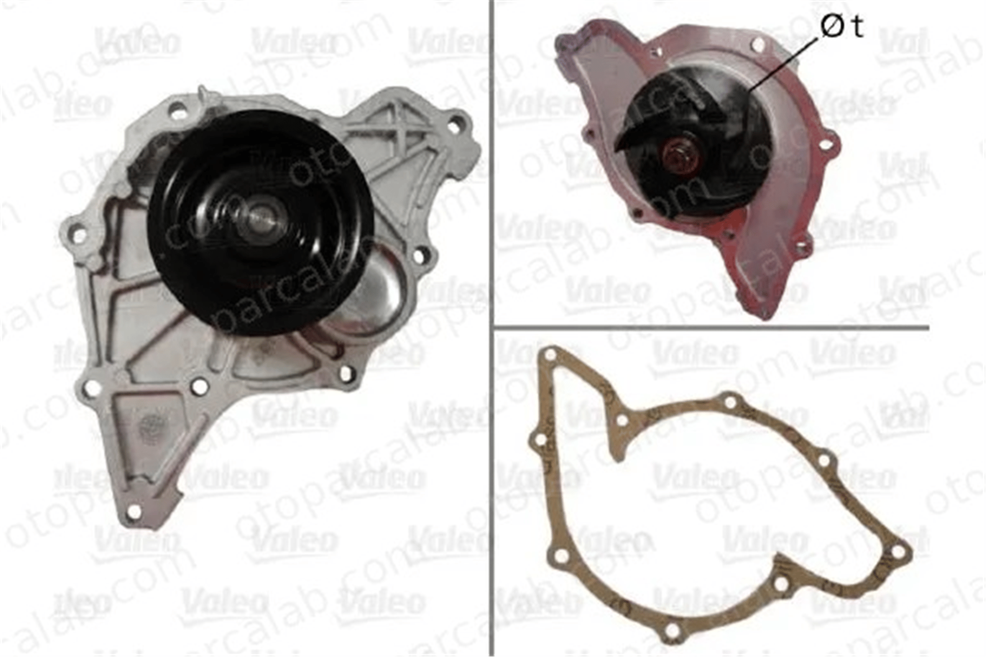 VALEO 506591 Devirdaim Su Pompası AUDI A6 C5 A6 C5 Avant 59121004E 059121004E
