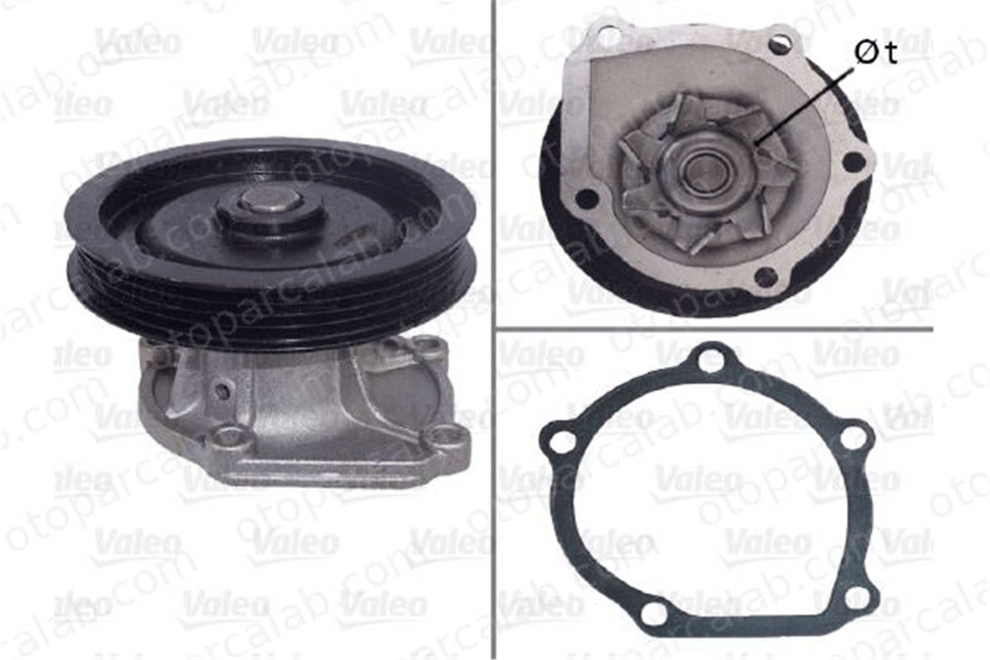 VALEO 506610 Devirdaim Su Pompası TOYOTA COROLLA STARLET 1610019125 1610019126