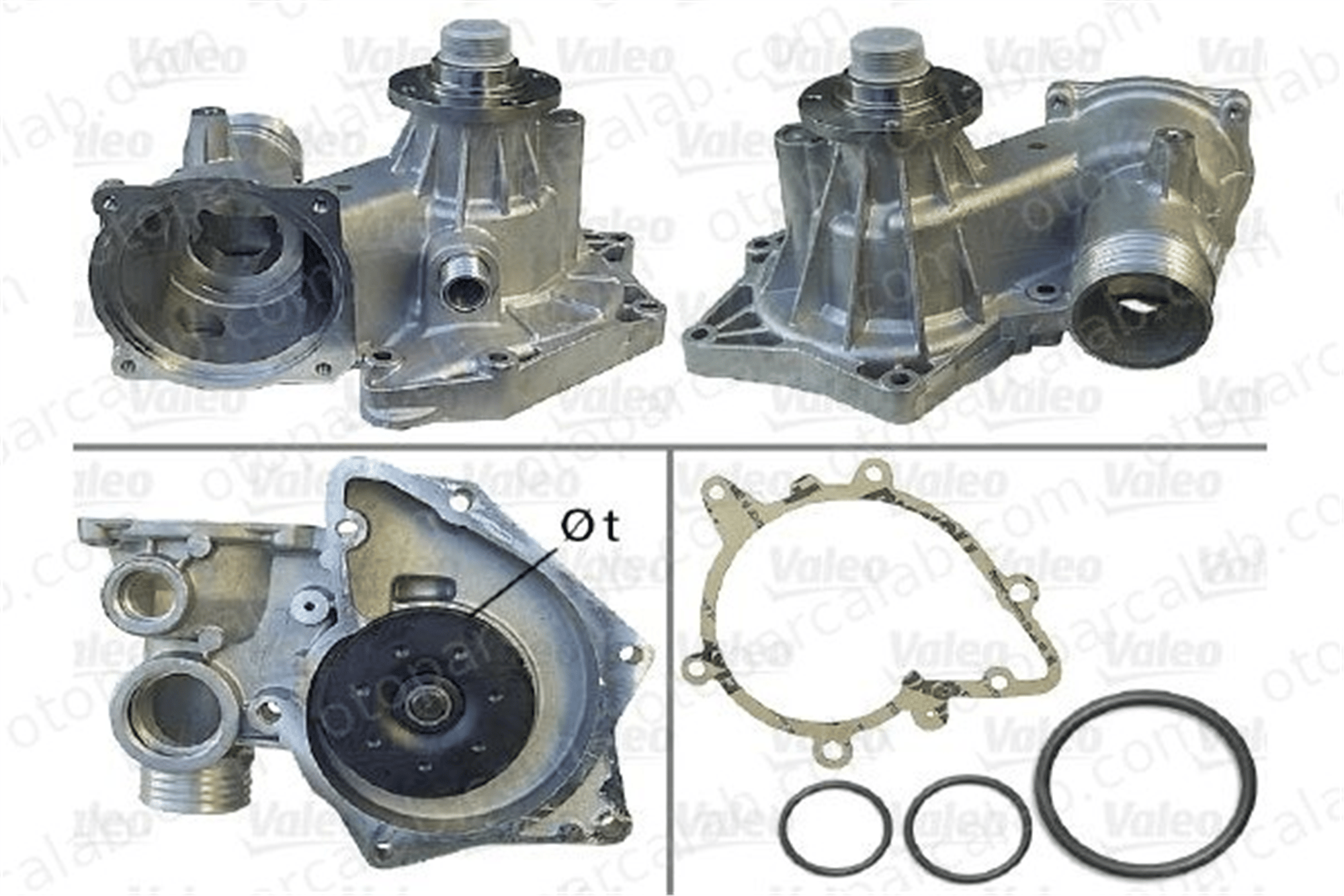 VALEO 506631 Devirdaim Su Pompası BMW 7 8 11510007043 11511736203
