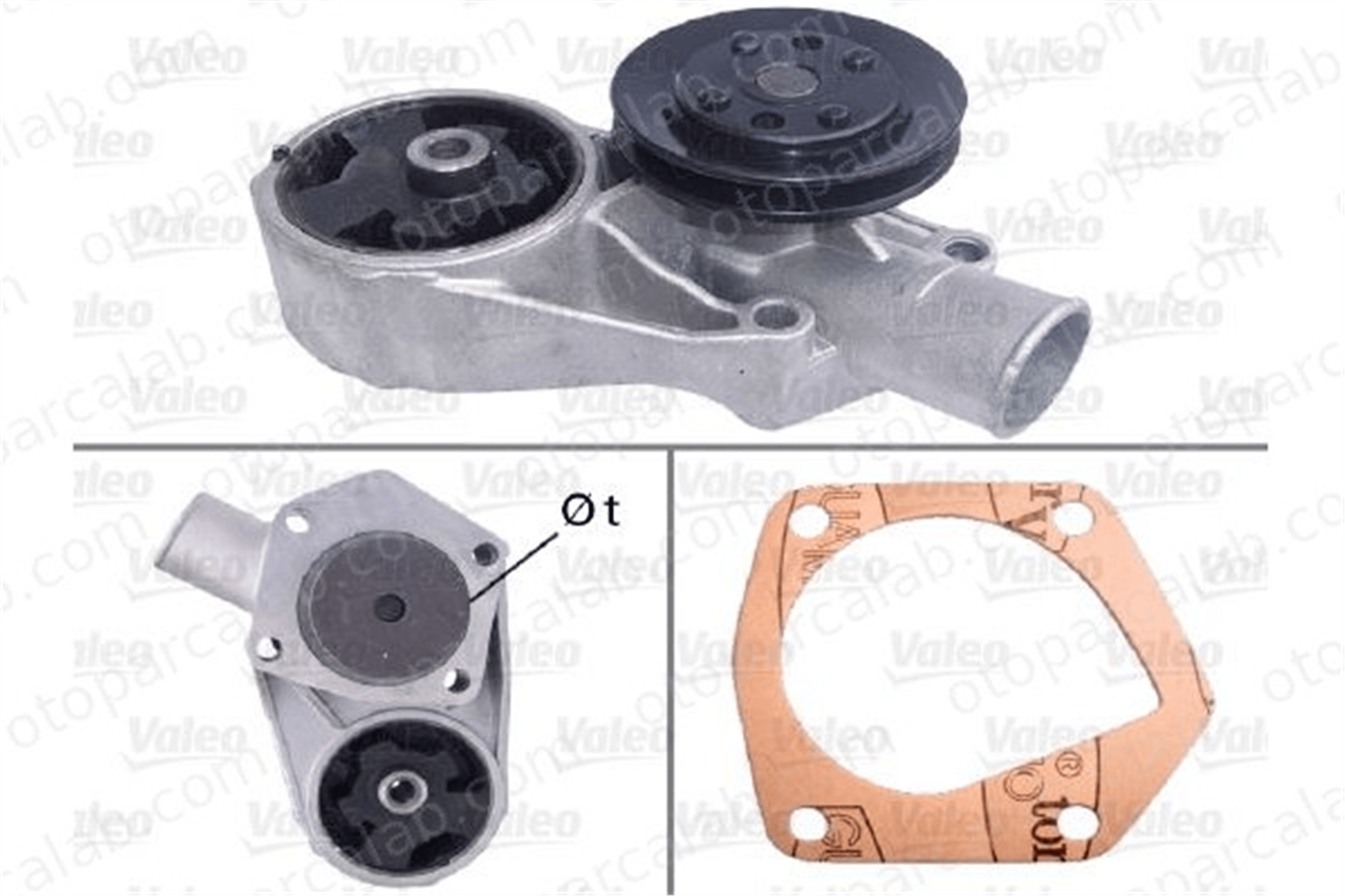 VALEO 506634 Devirdaim Su Pompası SKODA FAVORIT FAVORIT Forman 47121011A 047121011A