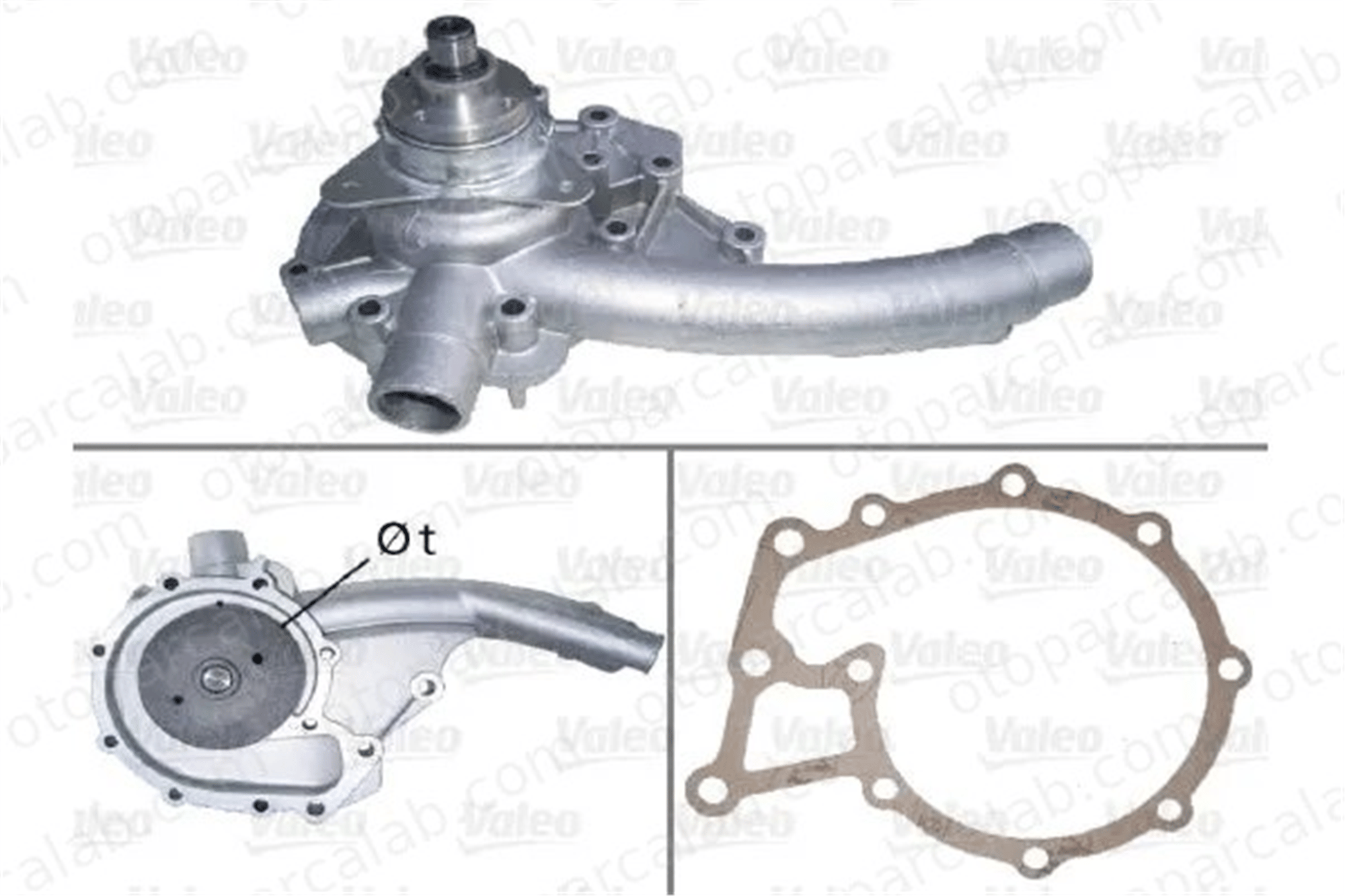 VALEO 506639 Devirdaim Su Pompası MERCEDES-BENZ 190 124 Sedan A1022006201 1112000701