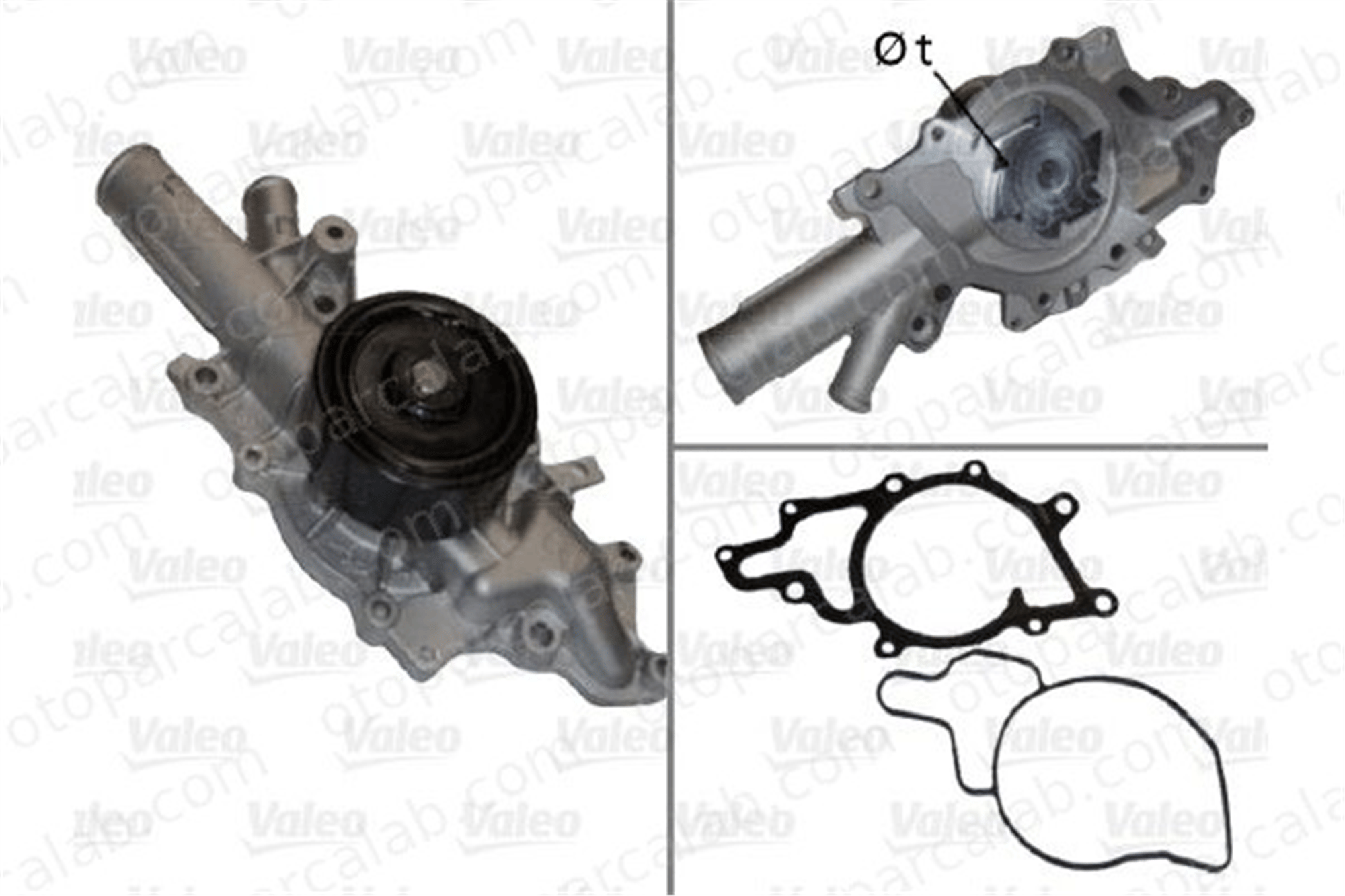 VALEO 506676 Devirdaim Su Pompası MERCEDES-BENZ C-SERISI C-SERISI T-Model A6112001201 6112000201