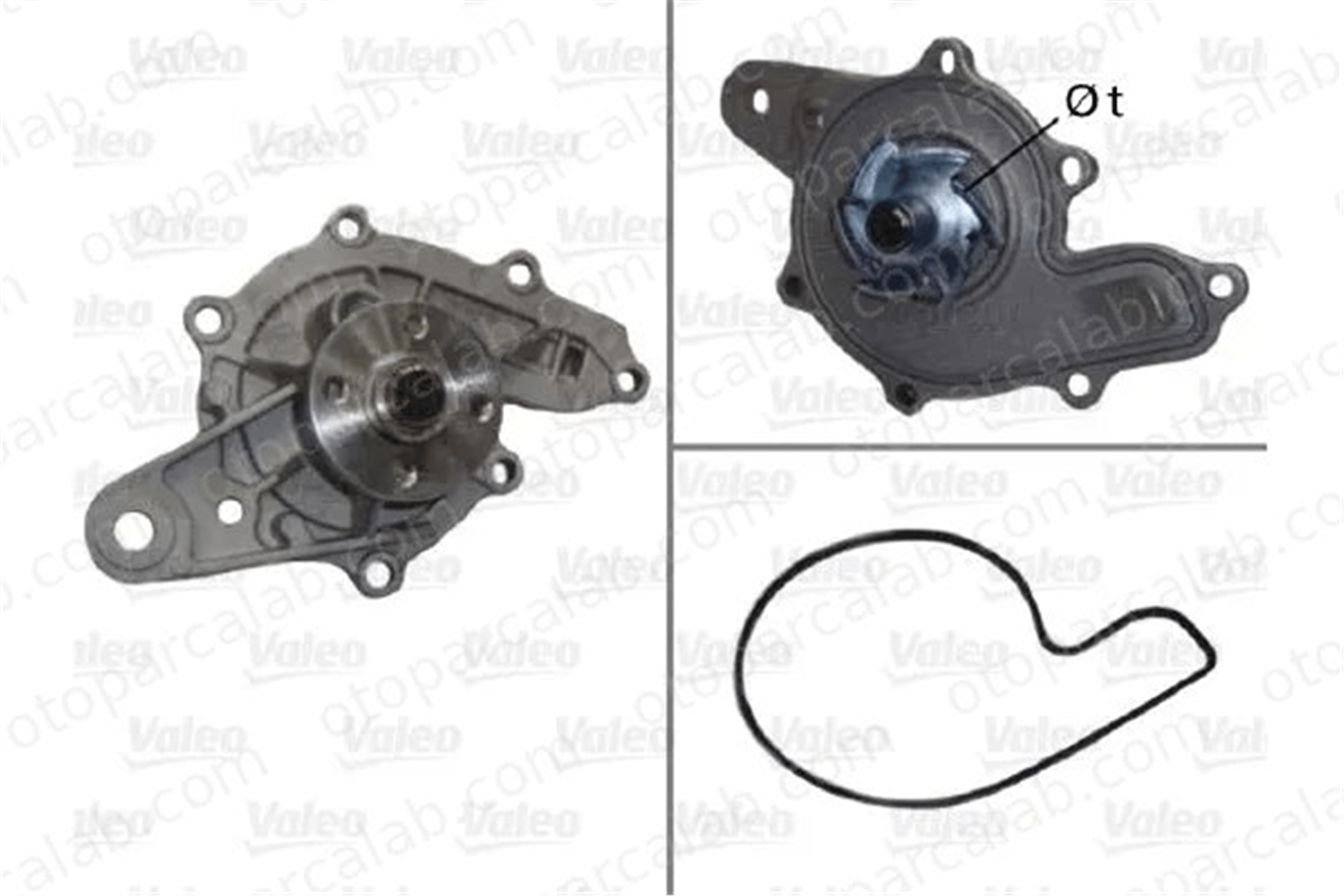 VALEO 506677 Devirdaim Su Pompası SMART CITY-COUPE FORTWO Coupe A6602000120 4681V002000000