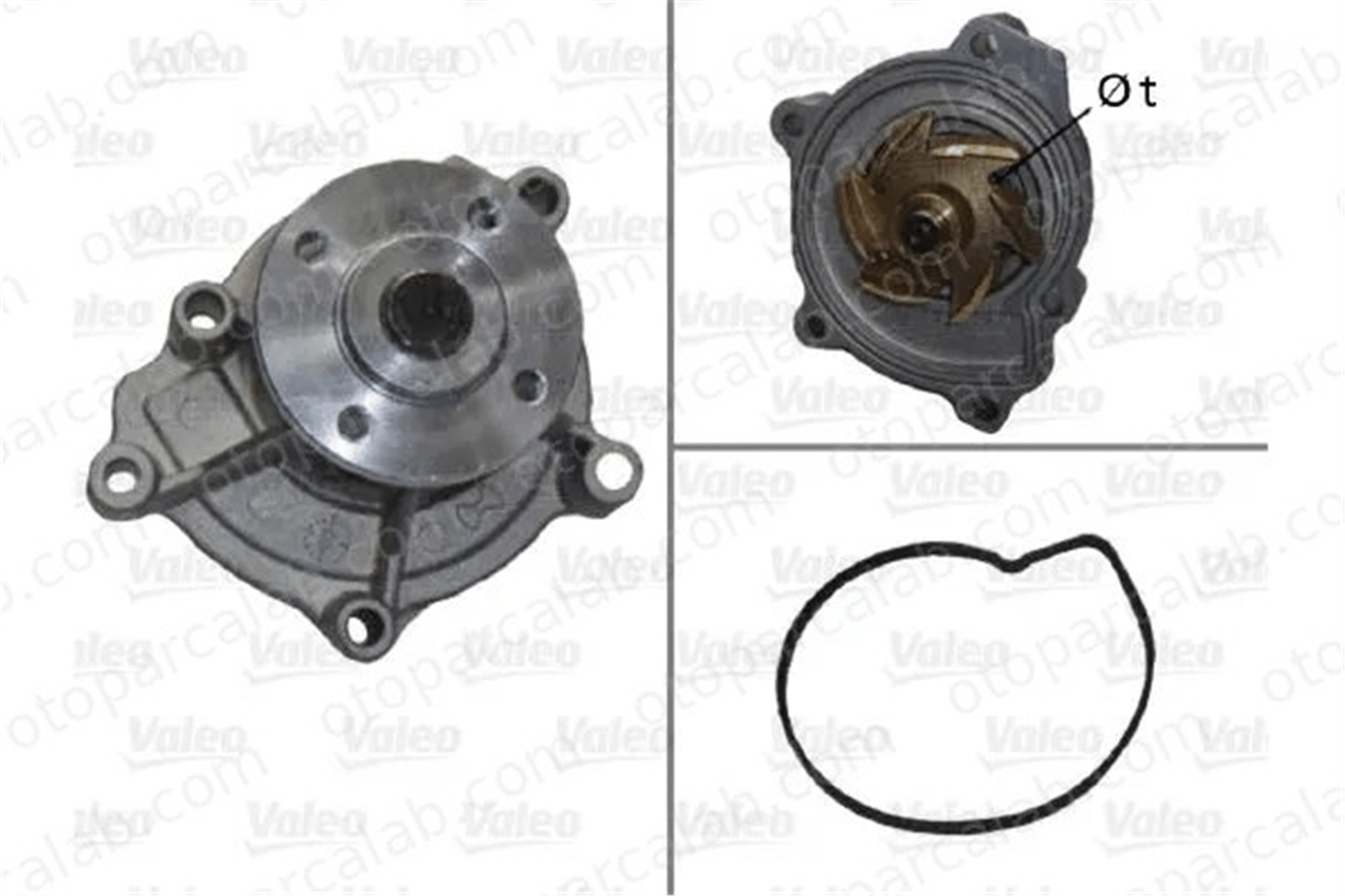 VALEO 506678 Devirdaim Su Pompası MERCEDES-BENZ A-SERISI VANEO A1662000720 1662000520