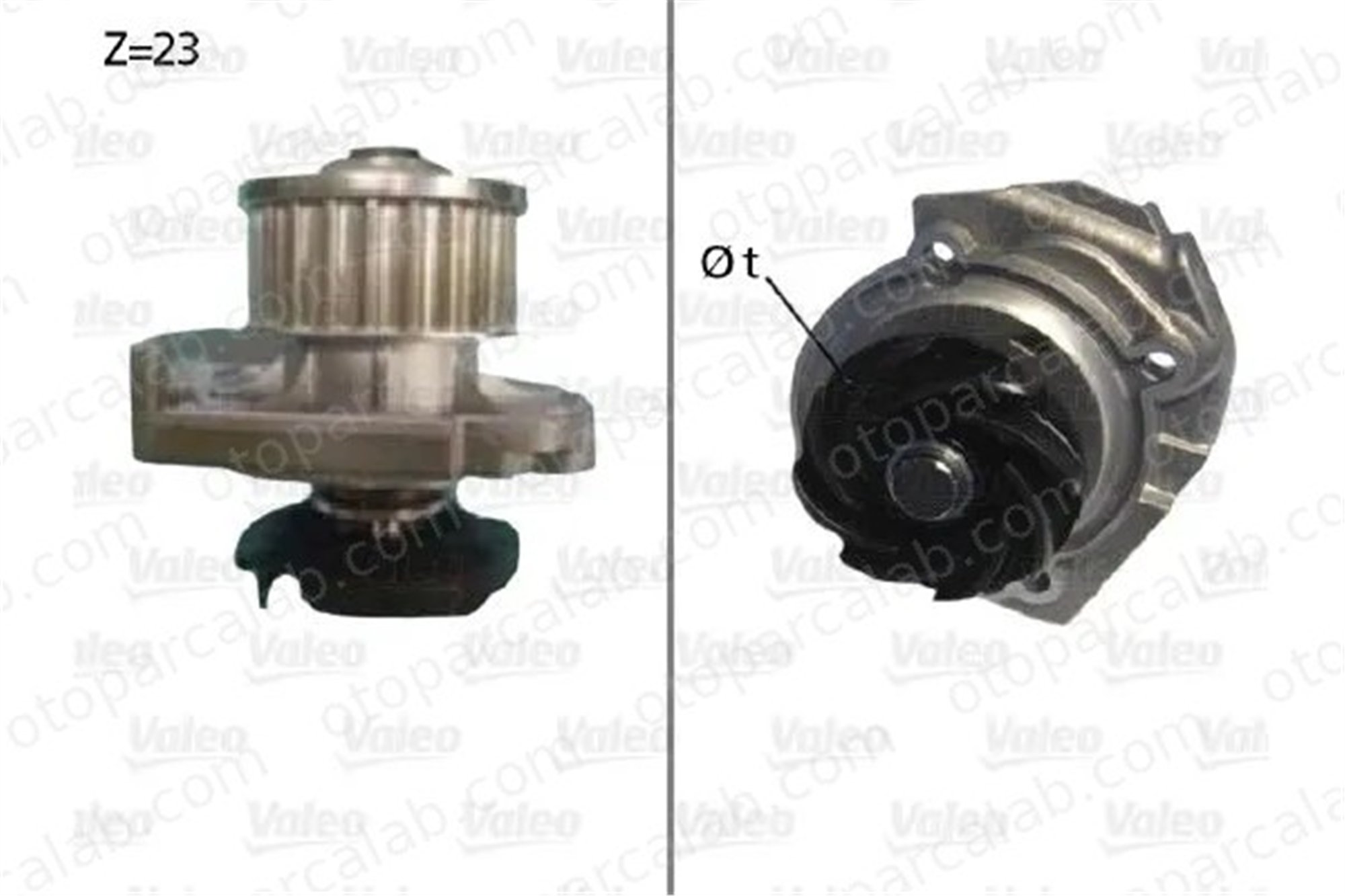 VALEO 506686 Devirdaim Su Pompası ALFA ROMEO MITO FIAT PUNTO 46520401 55184081
