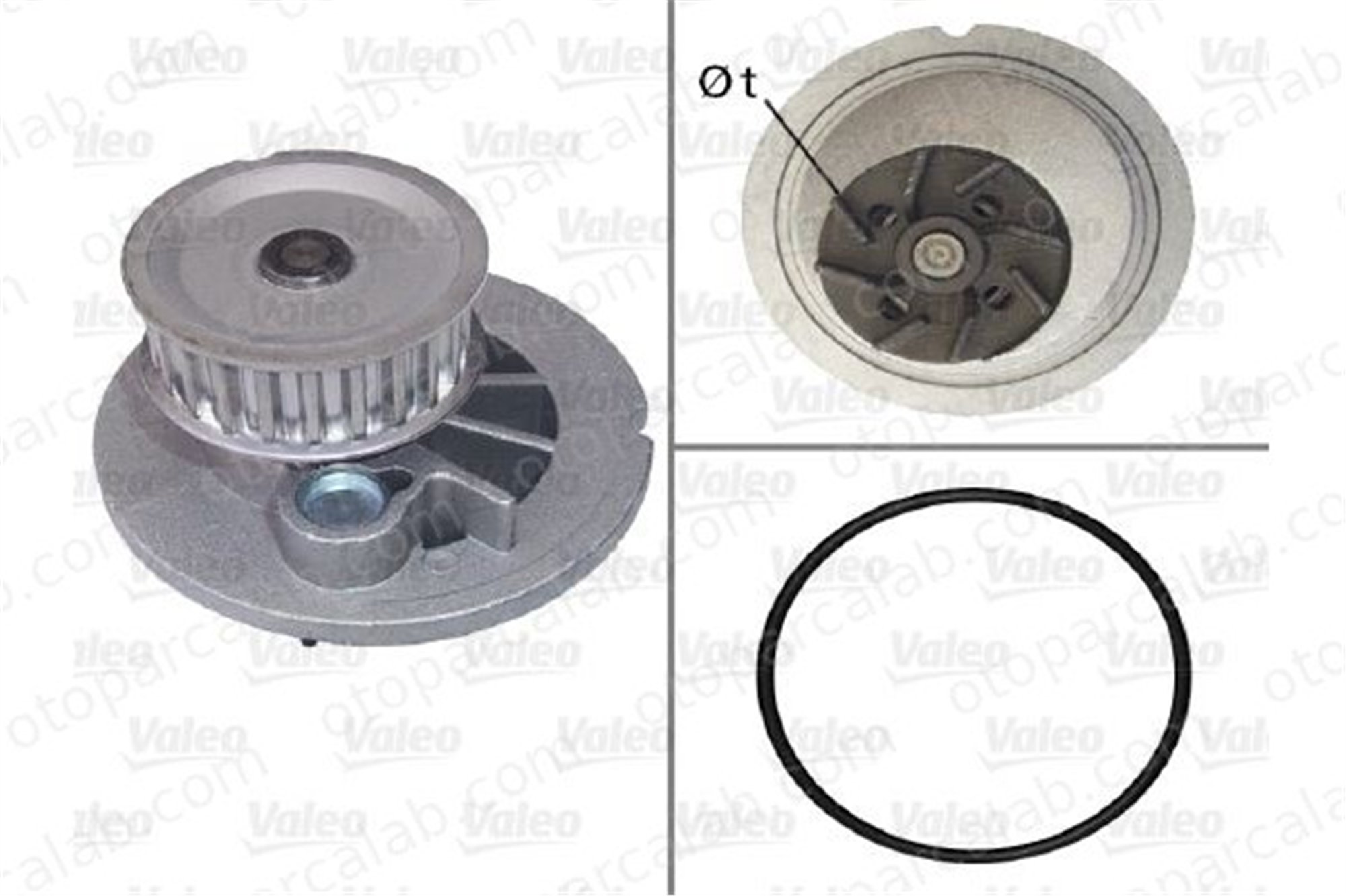 VALEO 506703 Devirdaim Su Pompası OPEL VECTRA B VECTRA B Hatchback 1334077 6334035