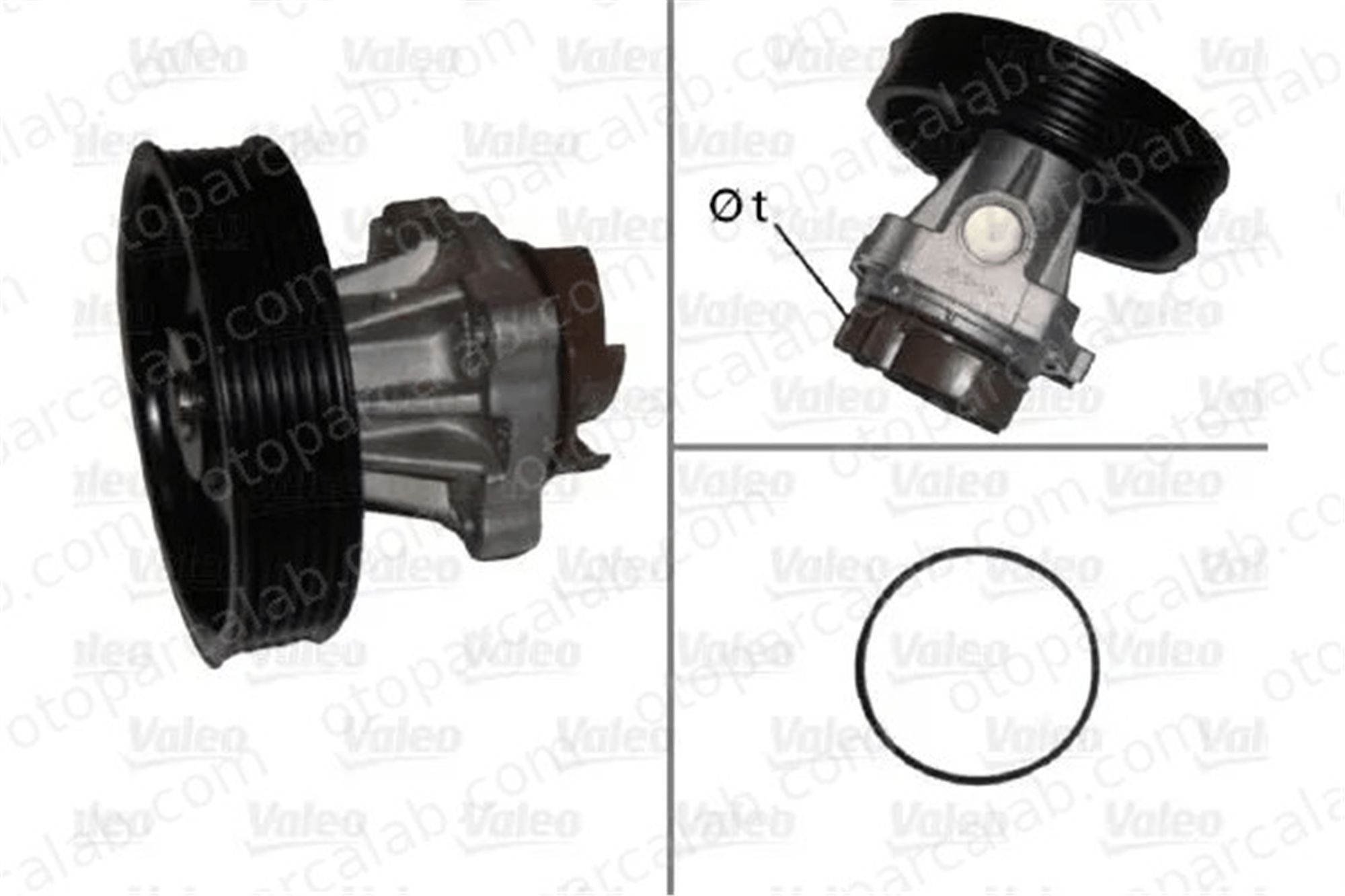 VALEO 506716 Devirdaim Su Pompası FIAT PANDA PUNTO 1201L9 12855461