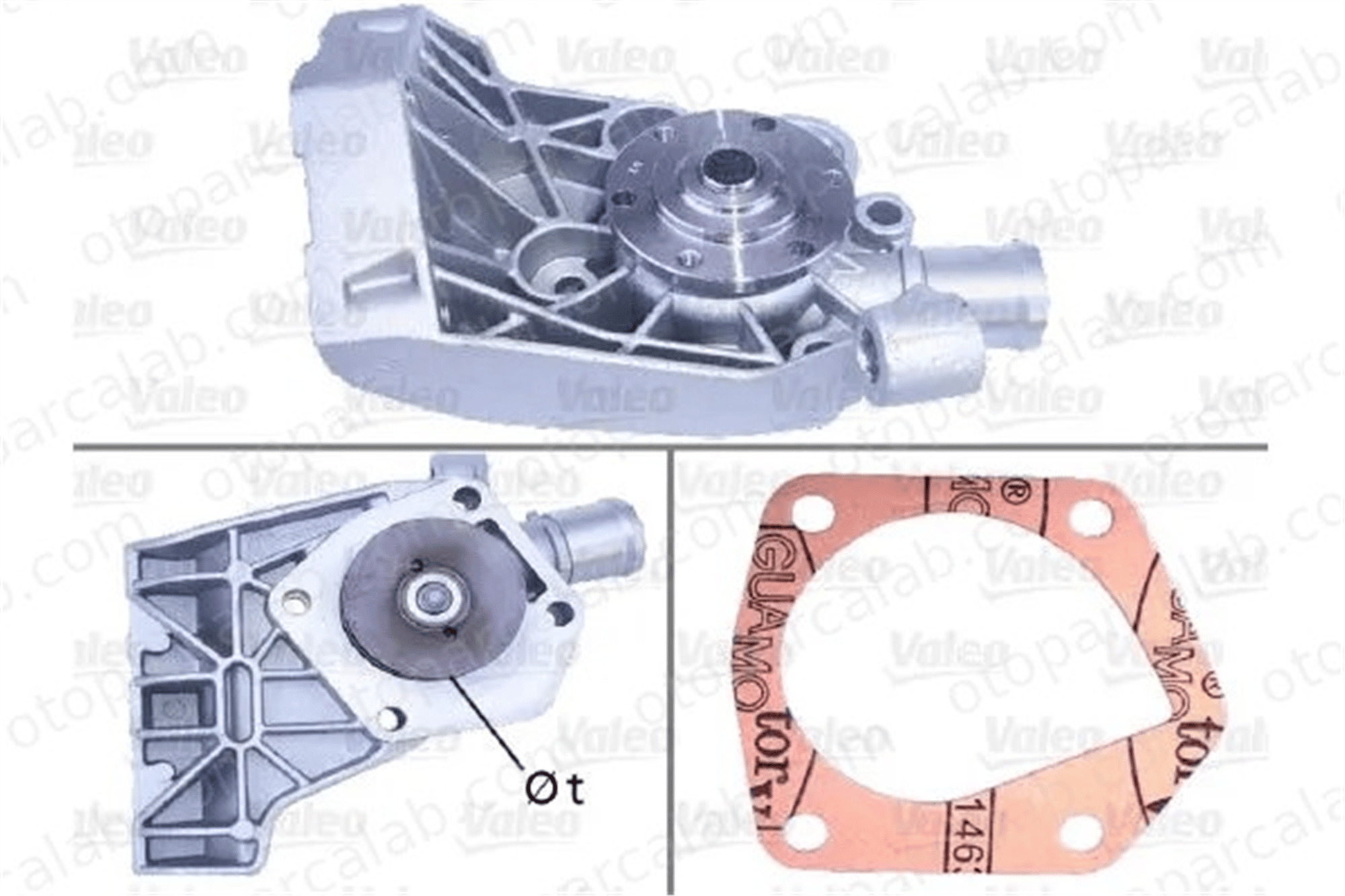 VALEO 506730 Devirdaim Su Pompası SKODA FABIA I FABIA I Combi 47121013L 047121013L