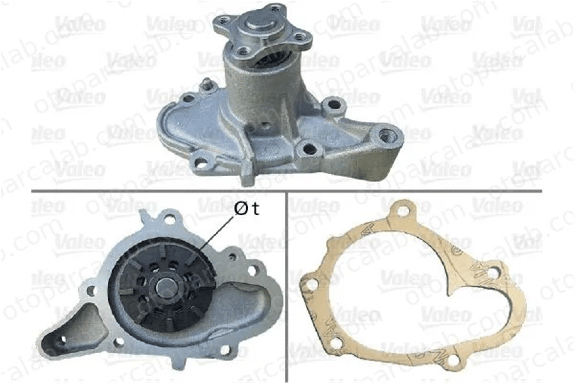 VALEO 506777 Devirdaim Su Pompası HYUNDAI ATOS GETZ 2510002500 2510002501