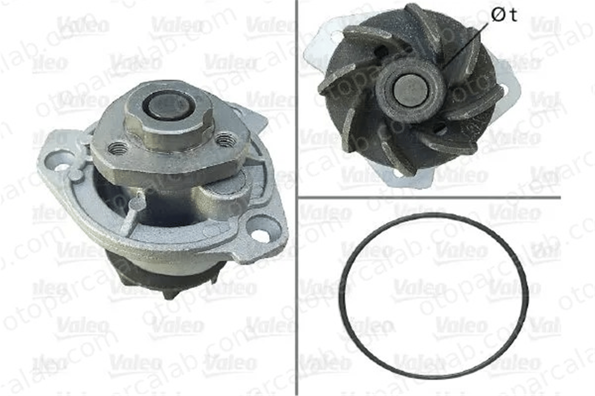 VALEO 506798 Devirdaim Su Pompası PORSCHE CAYENNE VW TOUAREG 22121011L 022121011L