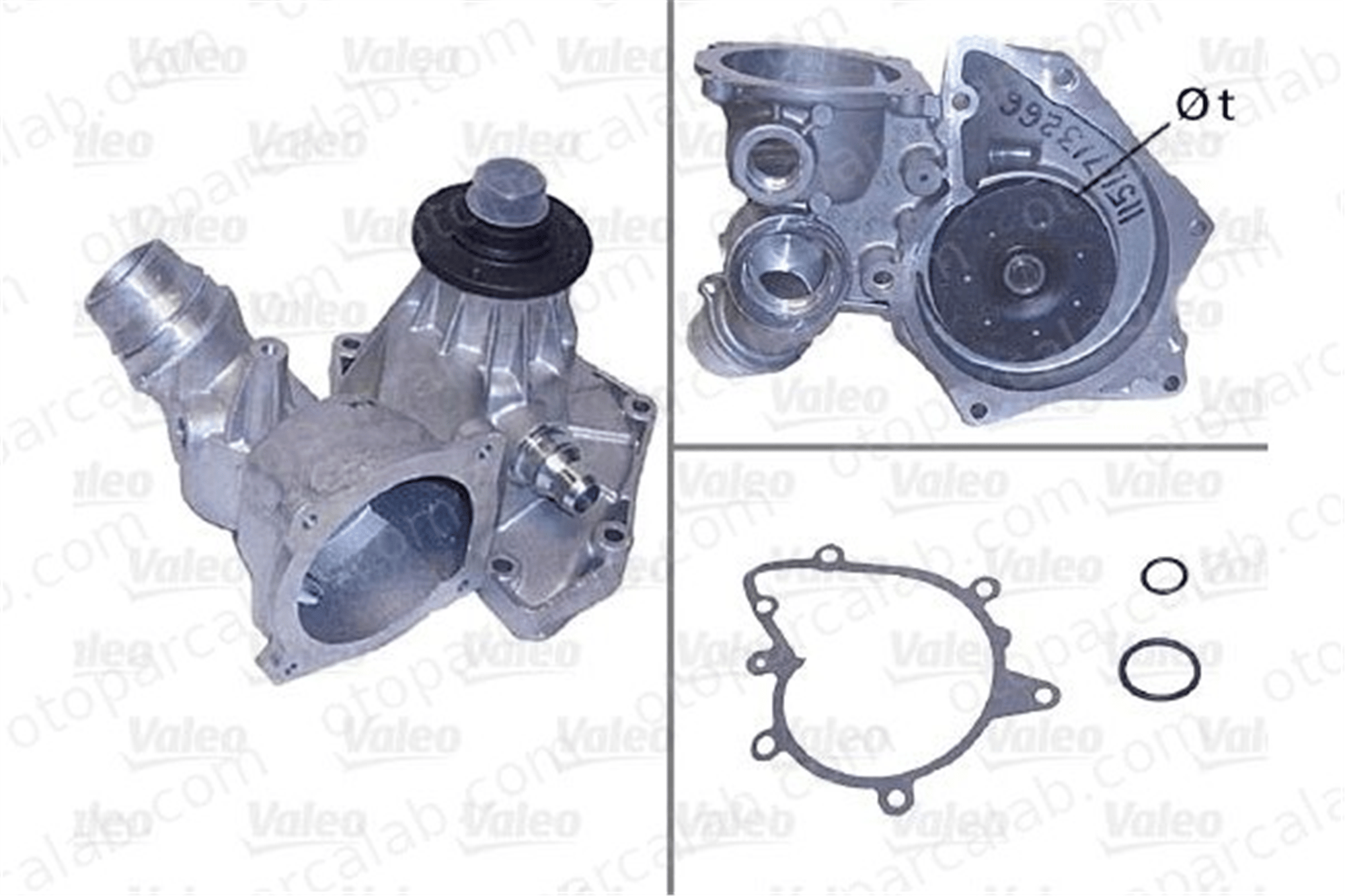 VALEO 506800 Devirdaim Su Pompası BMW 7 5 11510393336 PEB000030