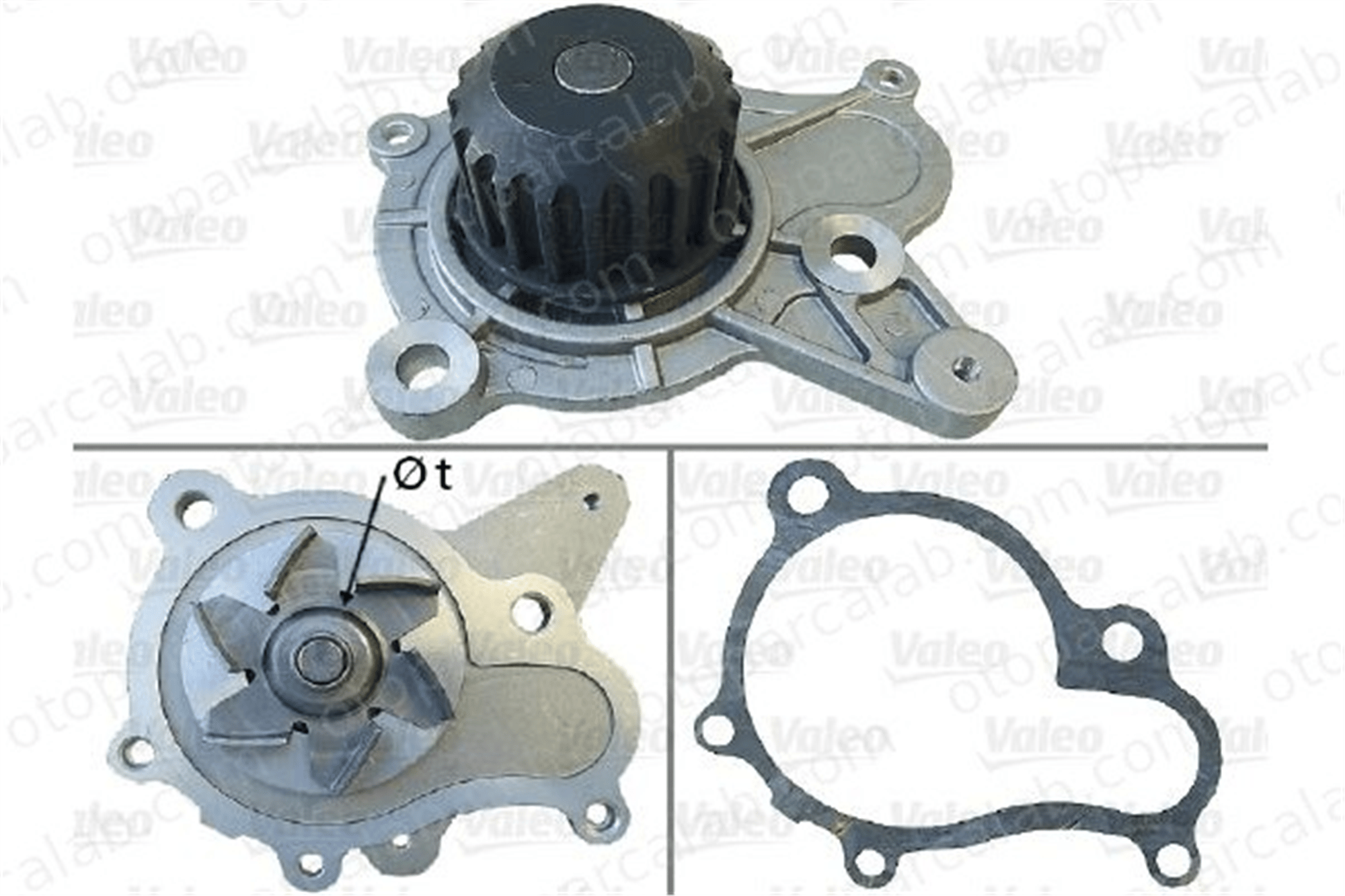 VALEO 506814 Devirdaim Su Pompası HYUNDAI TUCSON SONATA V 2510025100 2510027000