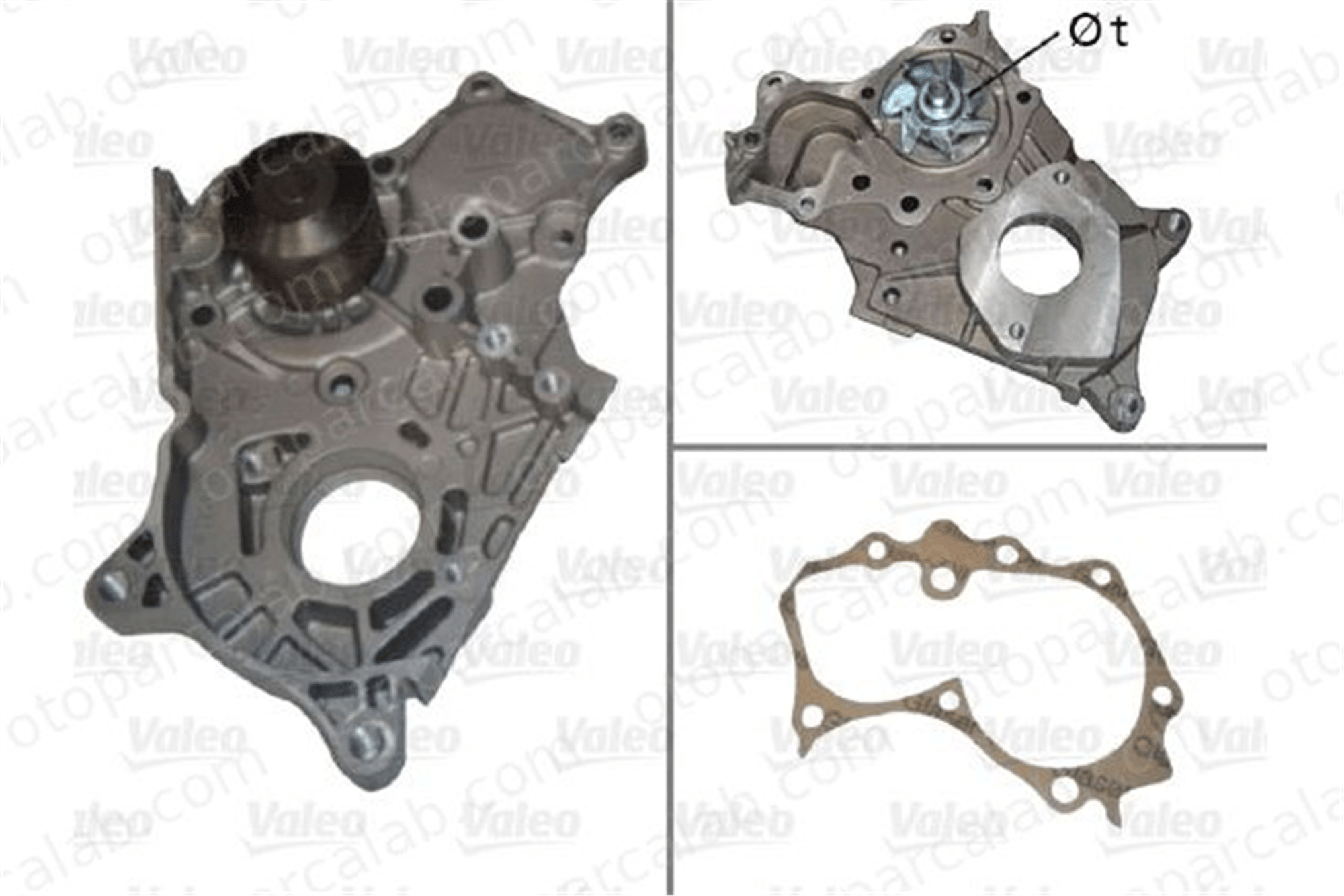 VALEO 506849 Devirdaim Su Pompası TOYOTA COROLLA AVENSIS 1610029185