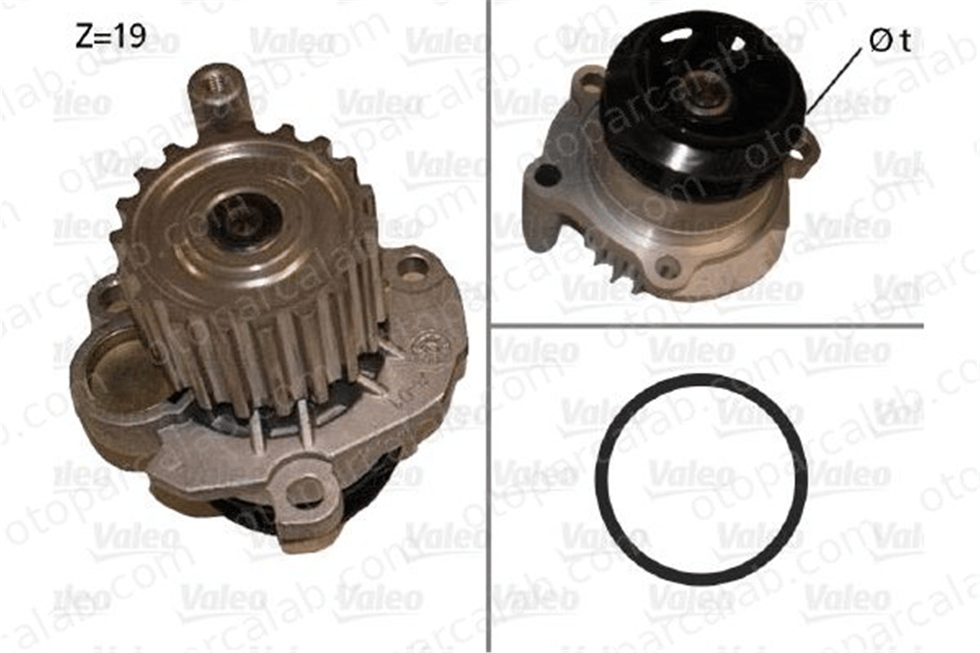 VALEO 506873 Devirdaim Su Pompası SEAT CORDOBA IBIZA III 45121011B 045121011B