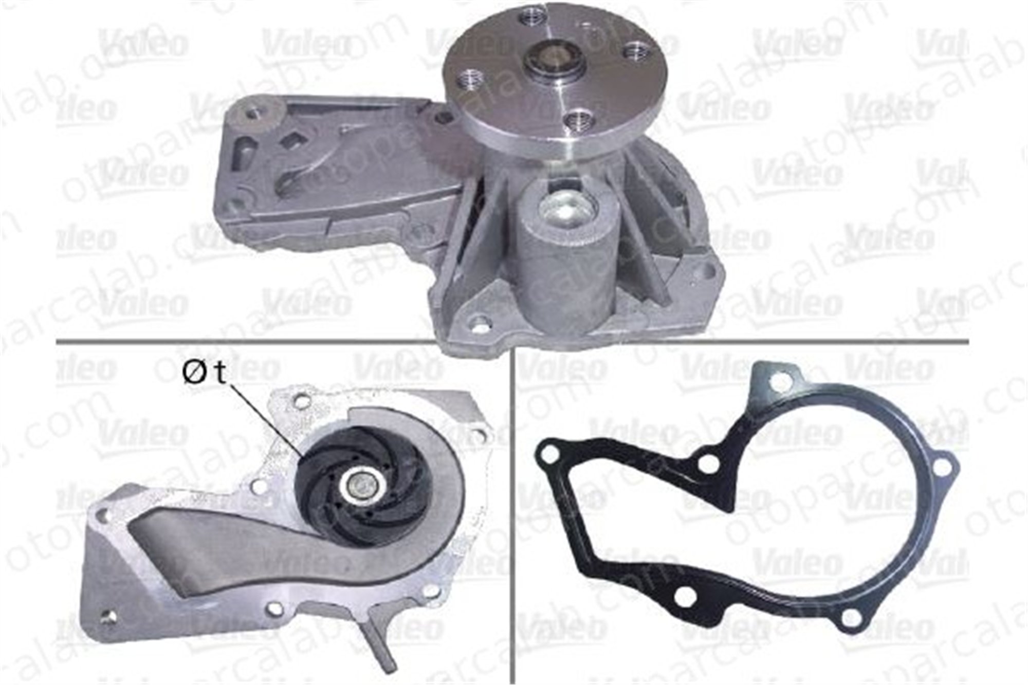 VALEO 506893 Devirdaim Su Pompası FORD FIESTA VI FOCUS III Turnier 7S7G8591A2C 1778516