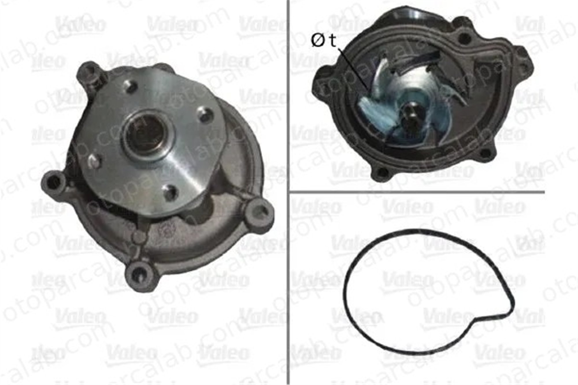 VALEO 506899 Devirdaim Su Pompası MERCEDES-BENZ A-SERISI B-SERISI Sports Tourer A2662000820 2662000080