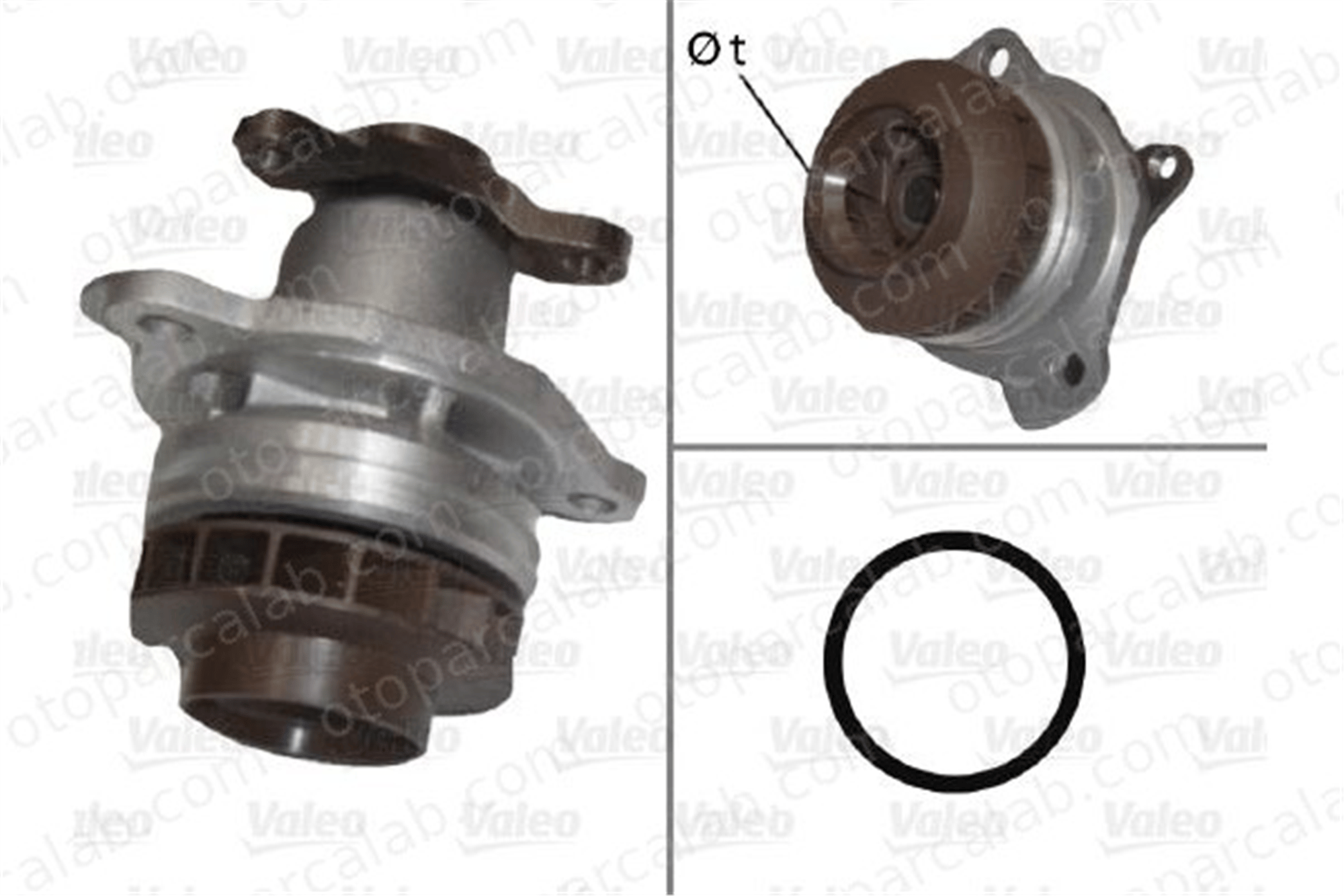 VALEO 506902 Devirdaim Su Pompası RENAULT MASTER III Panelvan/Van MASTER III Platform şasi 210103098R 4431125