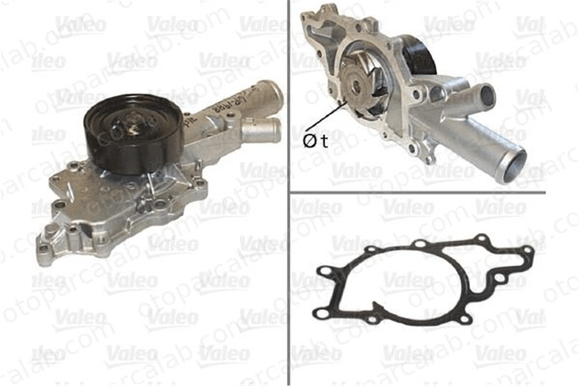 VALEO 506930 Devirdaim Su Pompası MERCEDES-BENZ E-SERISI T-Model E-SERISI A6132000901 6132000901