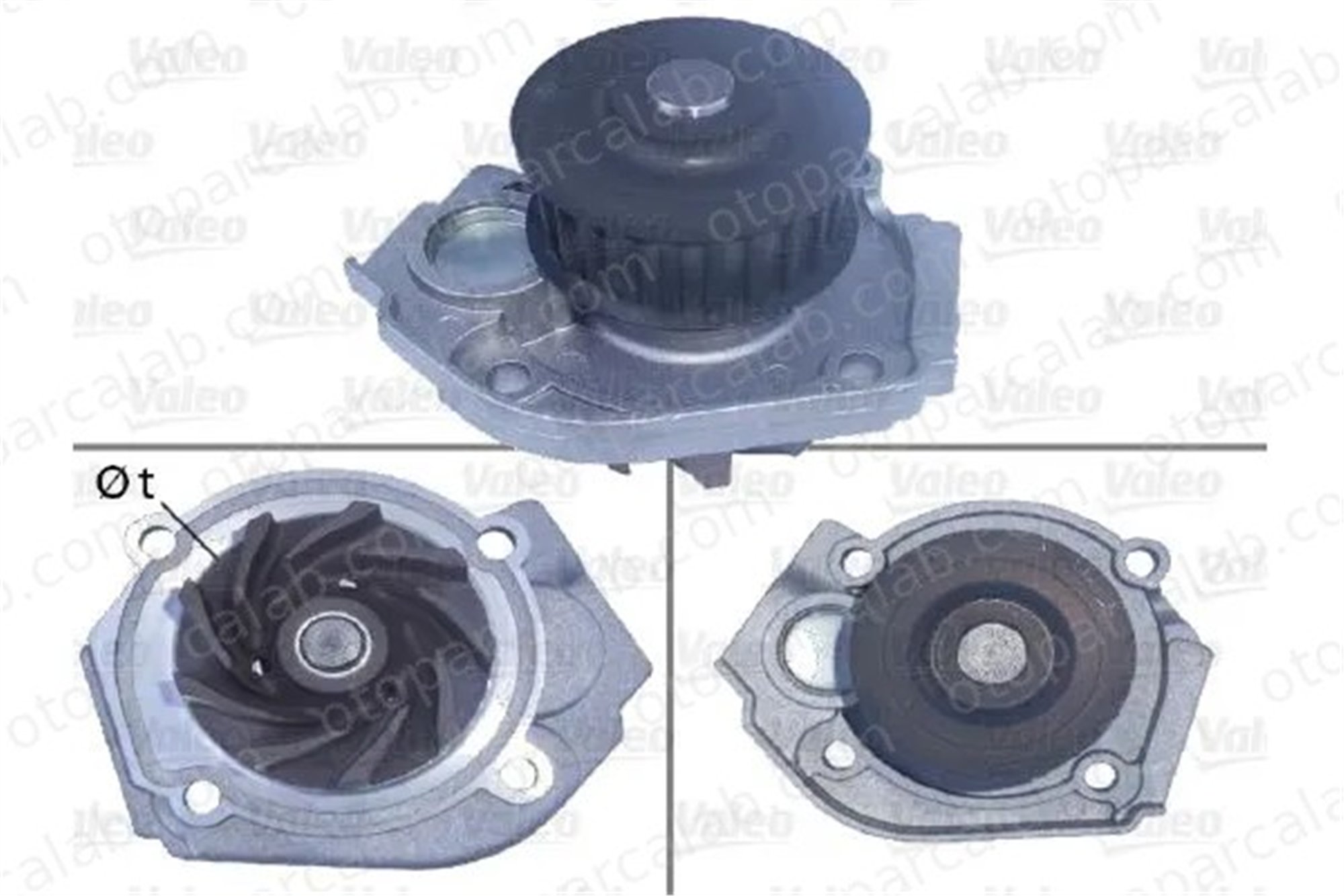 VALEO 506967 Devirdaim Su Pompası ALFA ROMEO MITO FIAT PUNTO 46422512 46520401