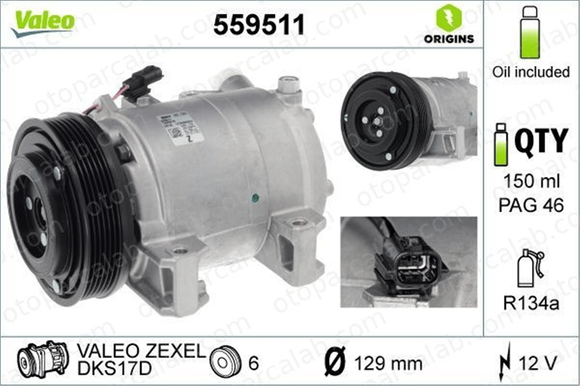 VALEO 559511 Klima Kompresörü 92600JP11D