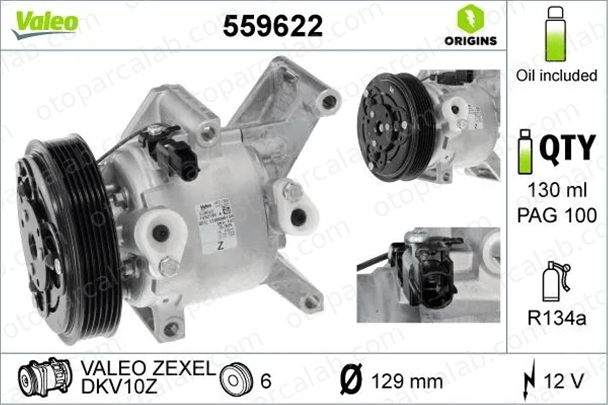 VALEO 559622 Klima Kompresörü MAZDA 3 3 Sedan BJL961450