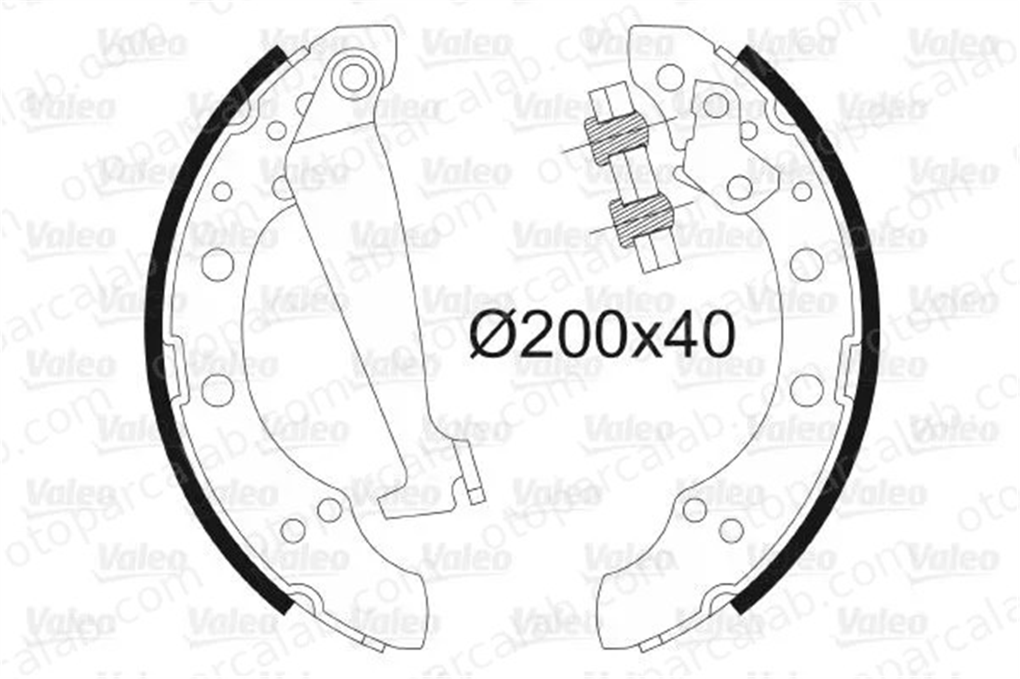 VALEO 562080 Fren Pabuçlu Balata Arka SEAT CORDOBA IBIZA IV SC 1H0698525X 1H0698071