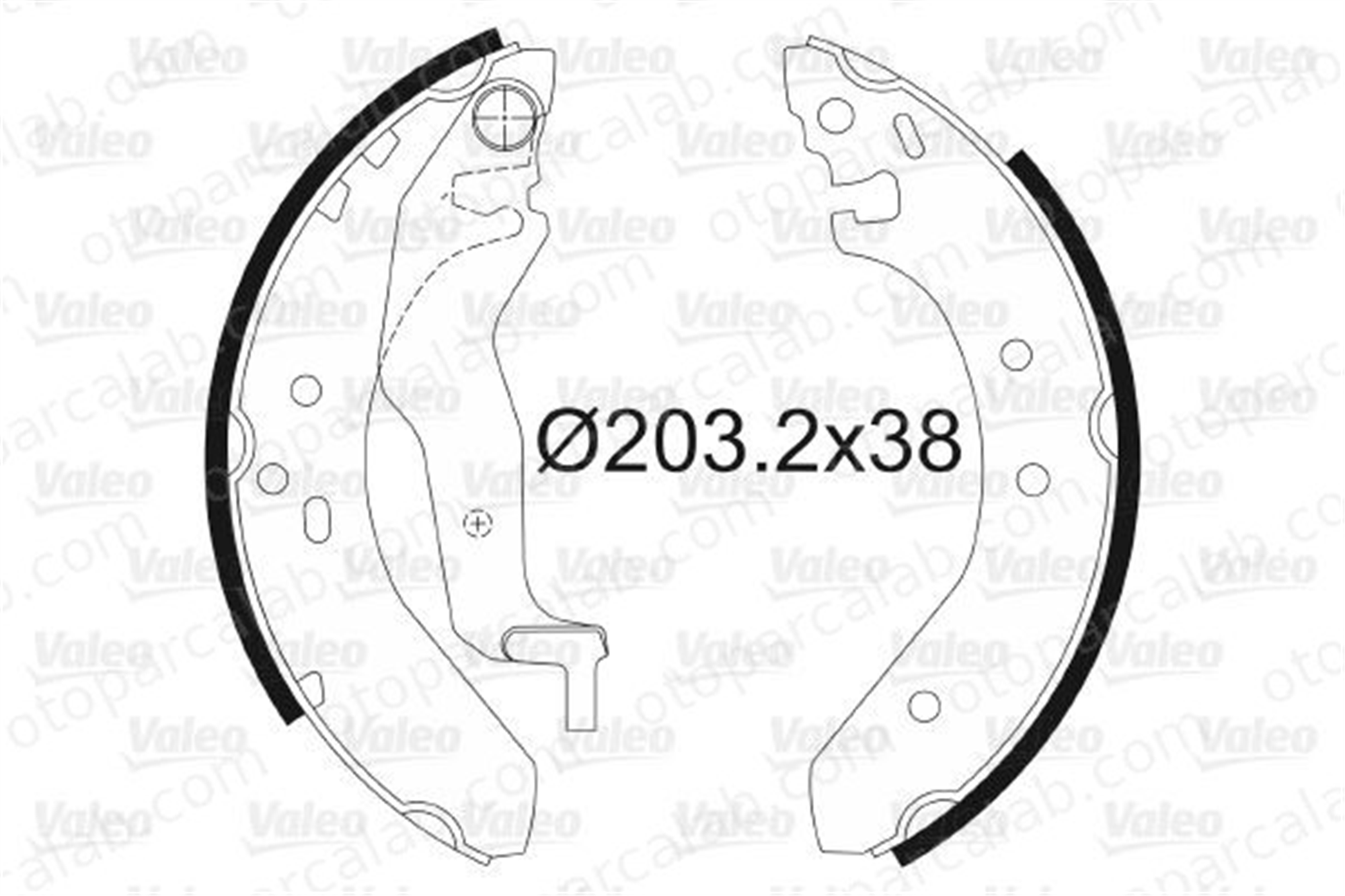VALEO 562087 Fren Pabuçlu Balata Arka ROVER 200 II Hatchback 400 II 43015SP8000 4431S74E00
