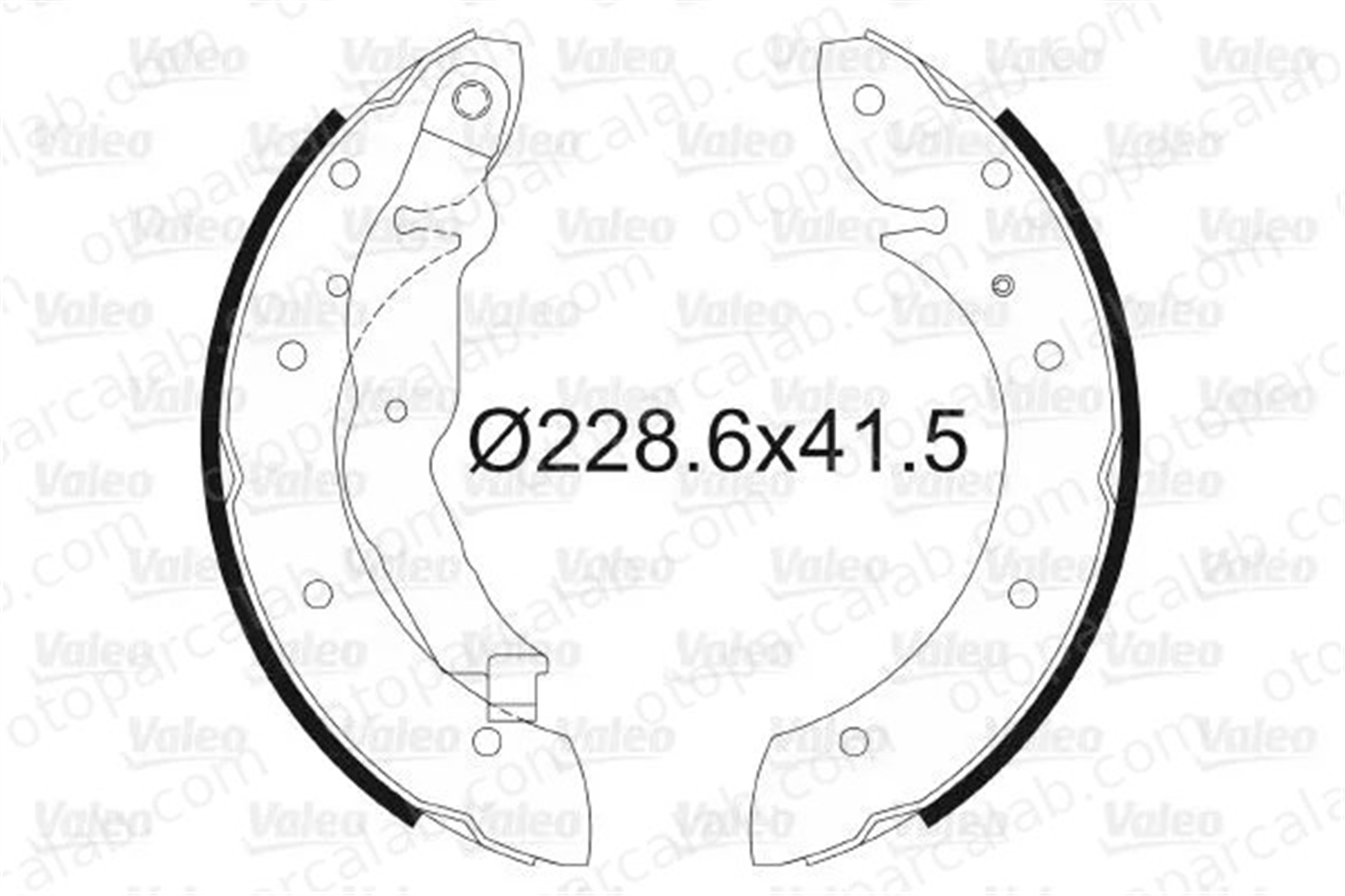 VALEO 562551 Fren Pabuçlu Balata Arka BMW 3 3 Compact 1160504 34211160504