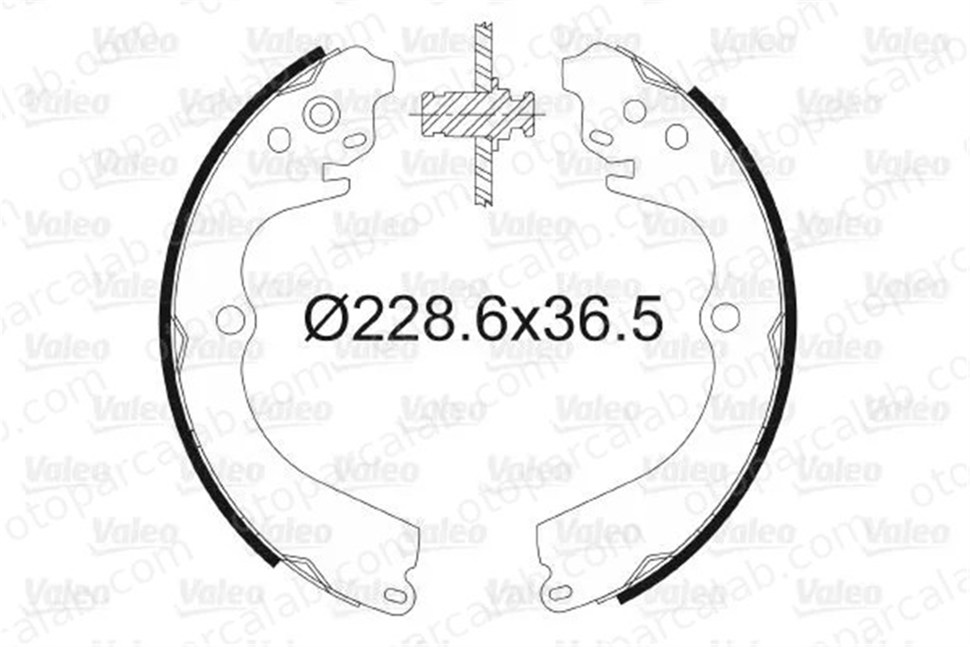 VALEO 562611 Fren Pabuçlu Balata Arka SUBARU IMPREZA Sedan IMPREZA Station wagon 26298AA010 26298AA011