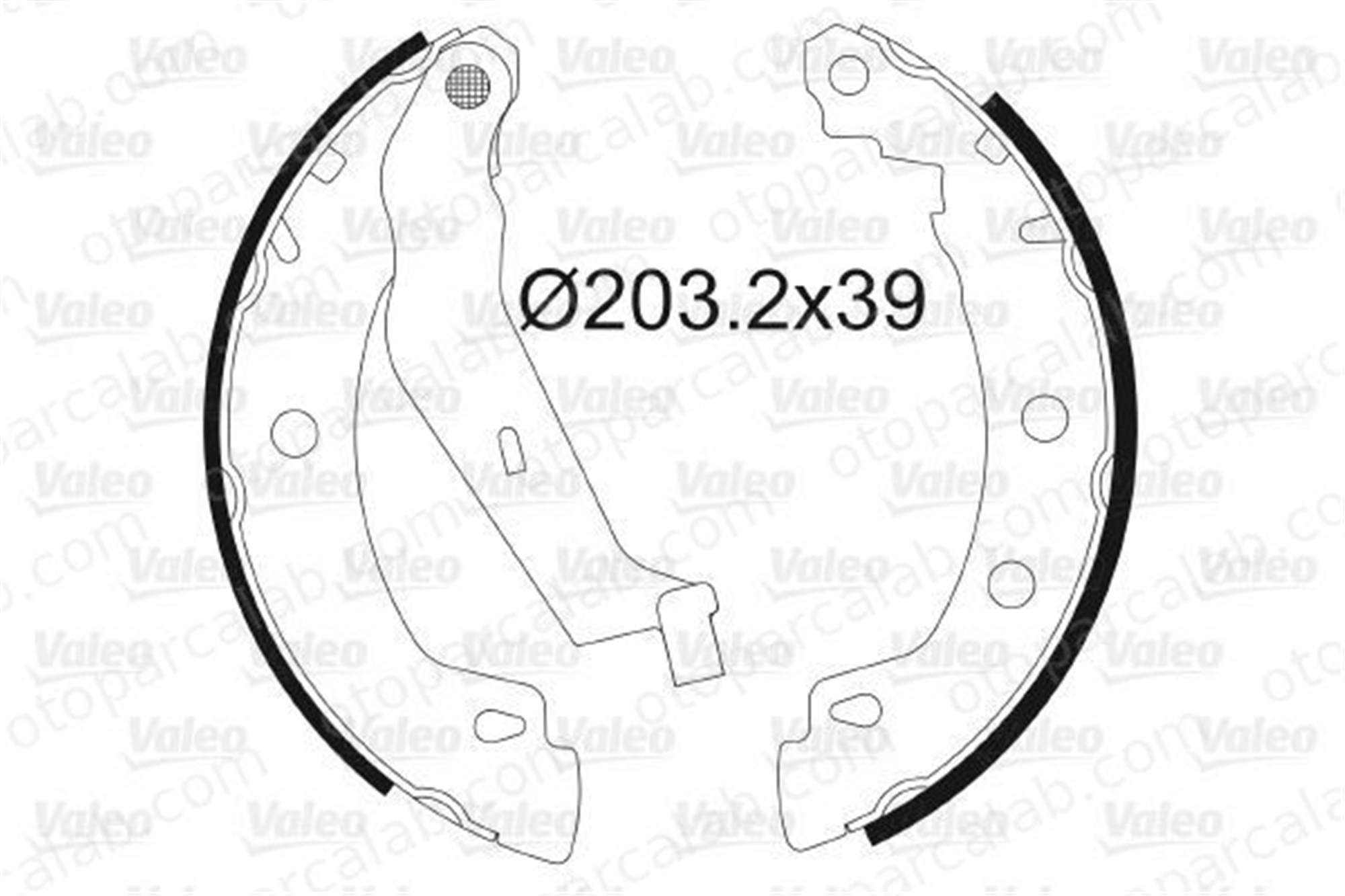 VALEO 562629 Fren Pabuçlu Balata Arka RENAULT MEGANE I MEGANE I Classic 7701207266 7701204835