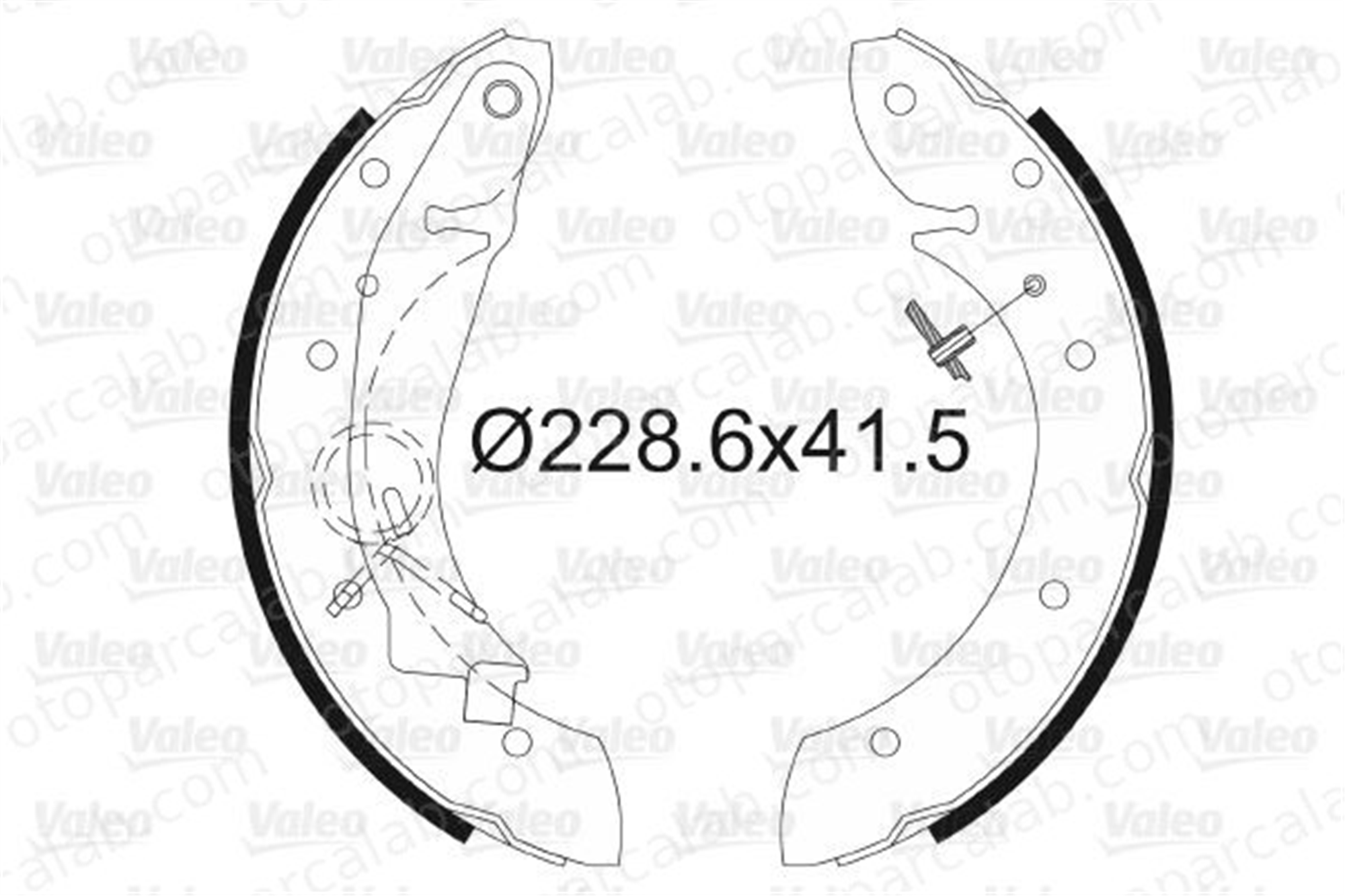 VALEO 562634 Fren Pabuçlu Balata Arka CITROËN BERLINGO / BERLINGO FIRST Kasa/büyük limuzin BERLINGO / BERLINGO FIRST MPV 1610091280 4241J8