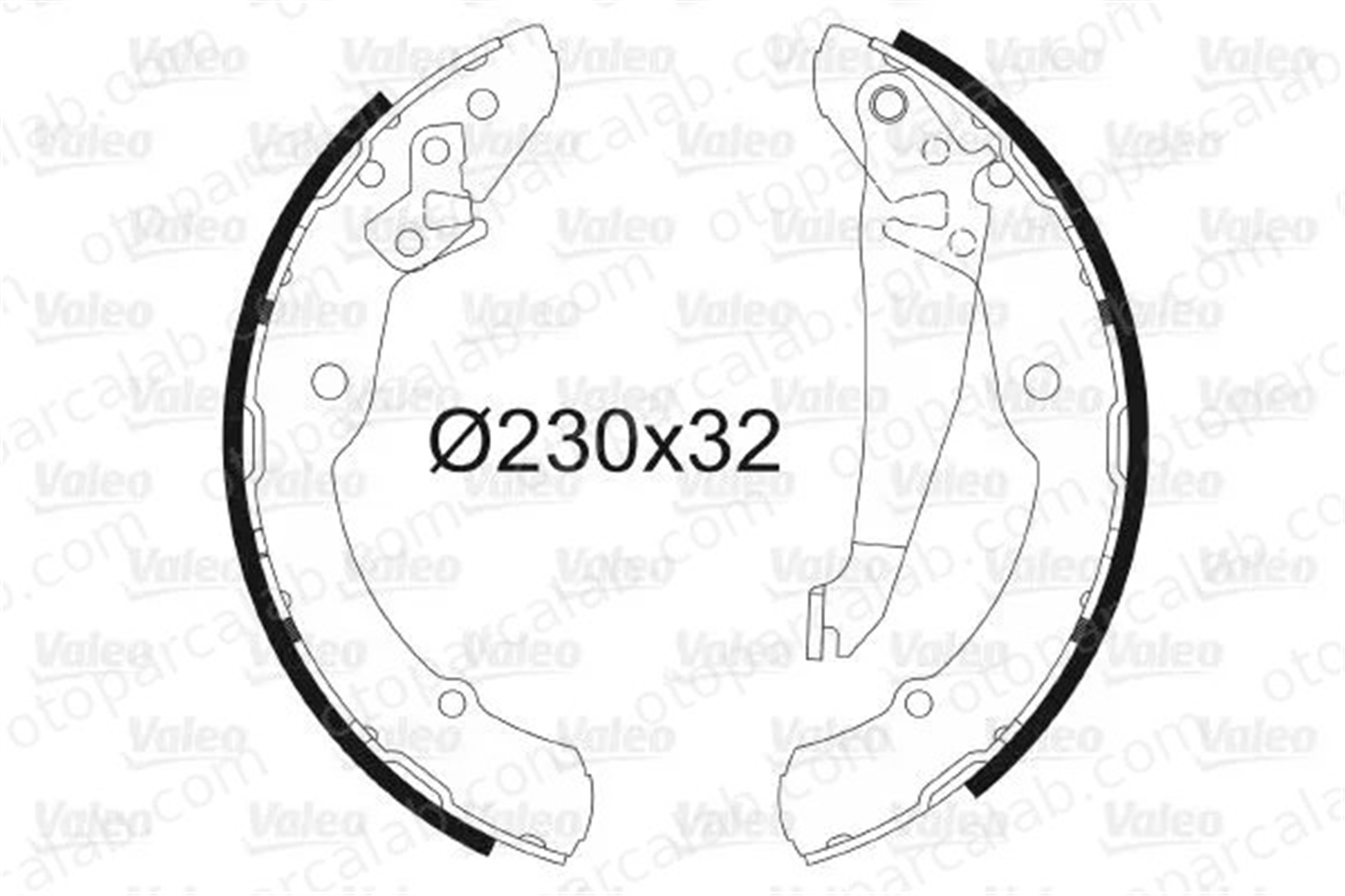 VALEO 562641 Fren Pabuçlu Balata Arka SKODA OCTAVIA I OCTAVIA I Combi 1J0698525A 1J0698525