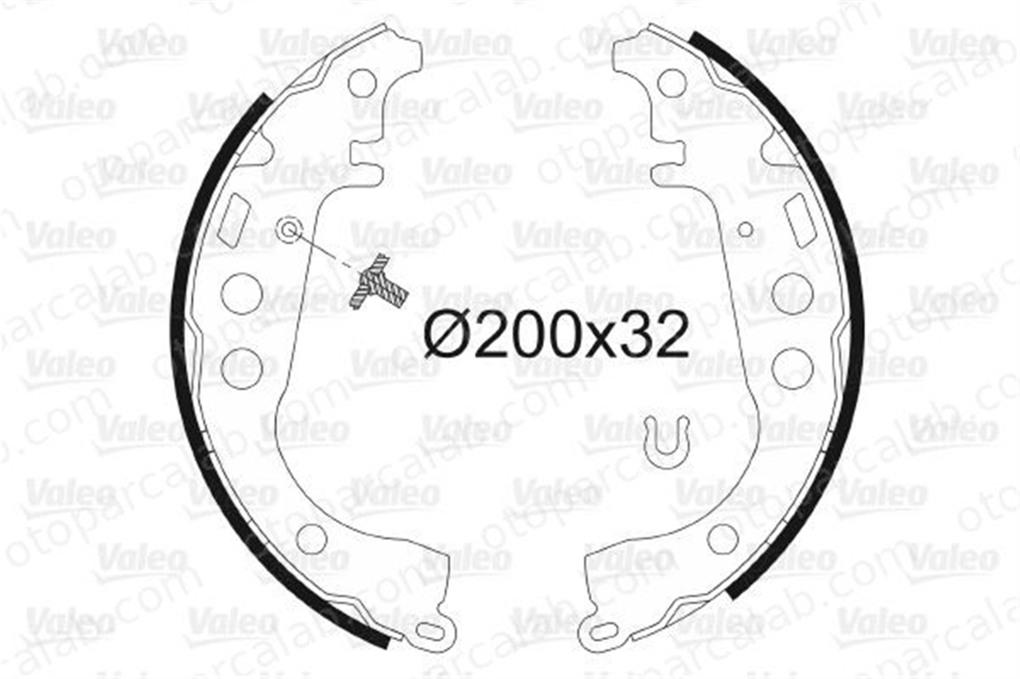 VALEO 562746 Fren Pabuçlu Balata Arka TOYOTA YARIS VERSO YARIS 449547010 0449547010