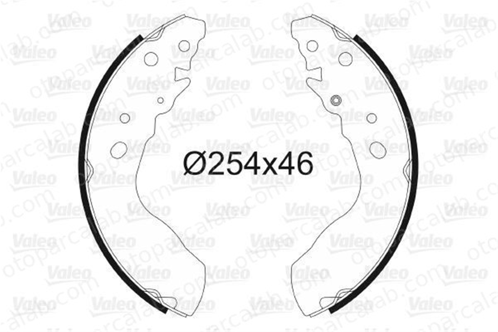 VALEO 562759 Fren Pabuçlu Balata Arka SUZUKI VITARA 5320077811 5320077810