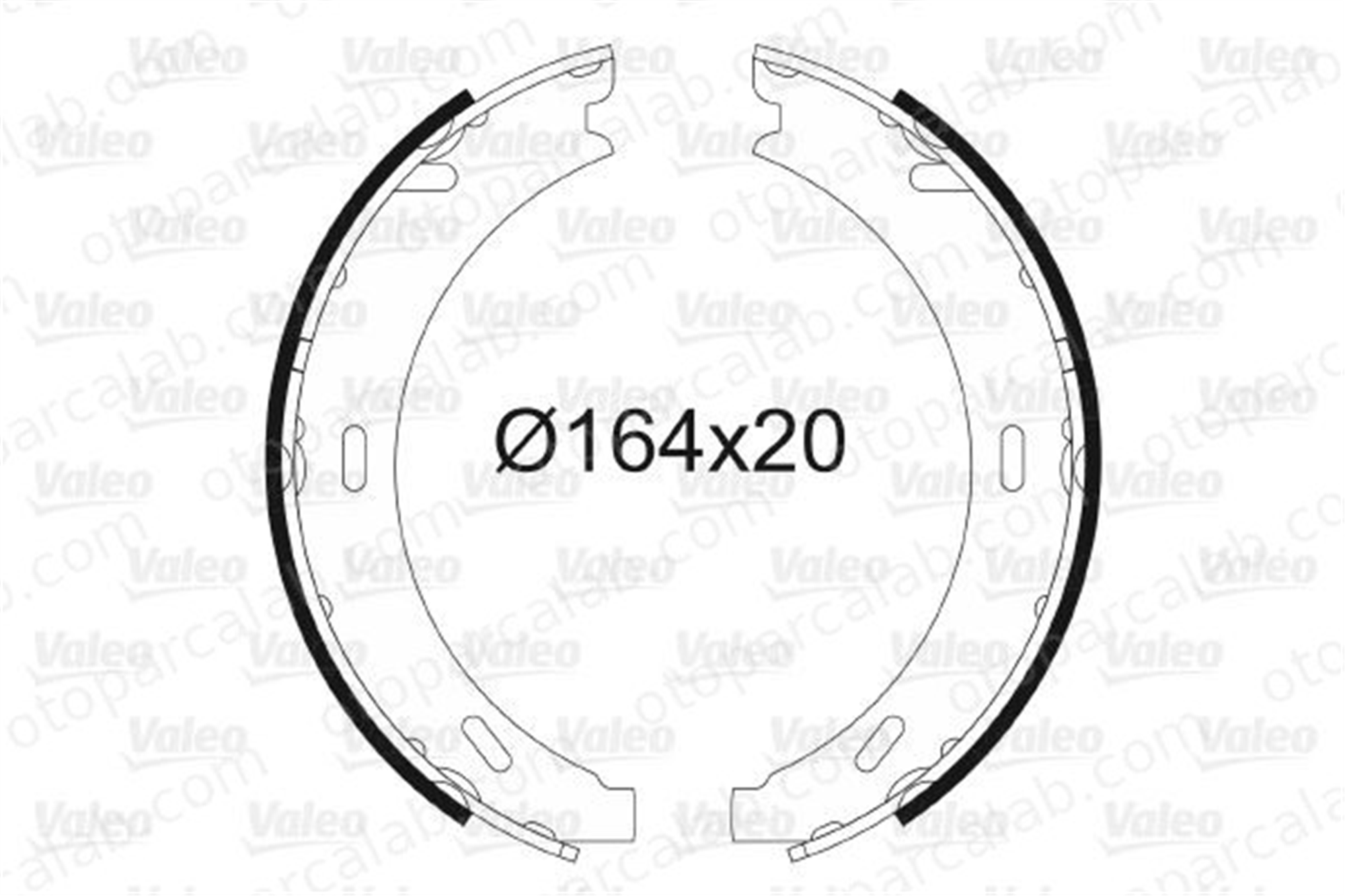 VALEO 562767 Fren Pabuçlu Balata Arka MERCEDES-BENZ E-SERISI 124 Sedan 98635209501 1244200520