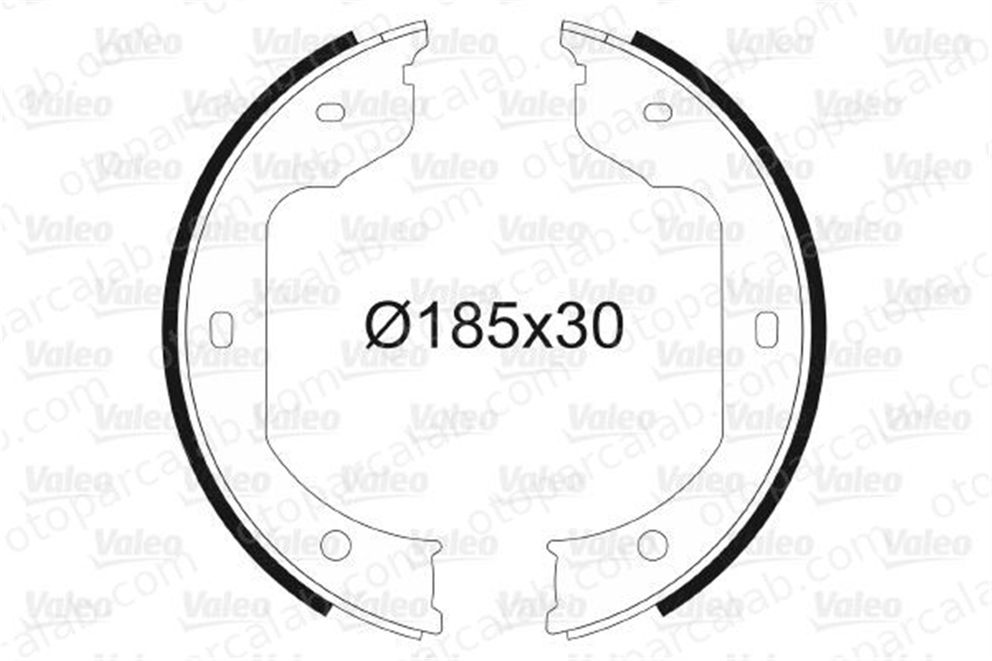VALEO 562805 Fren Pabuçlu Balata Arka BMW 5 5 Touring 148879 0 148 879