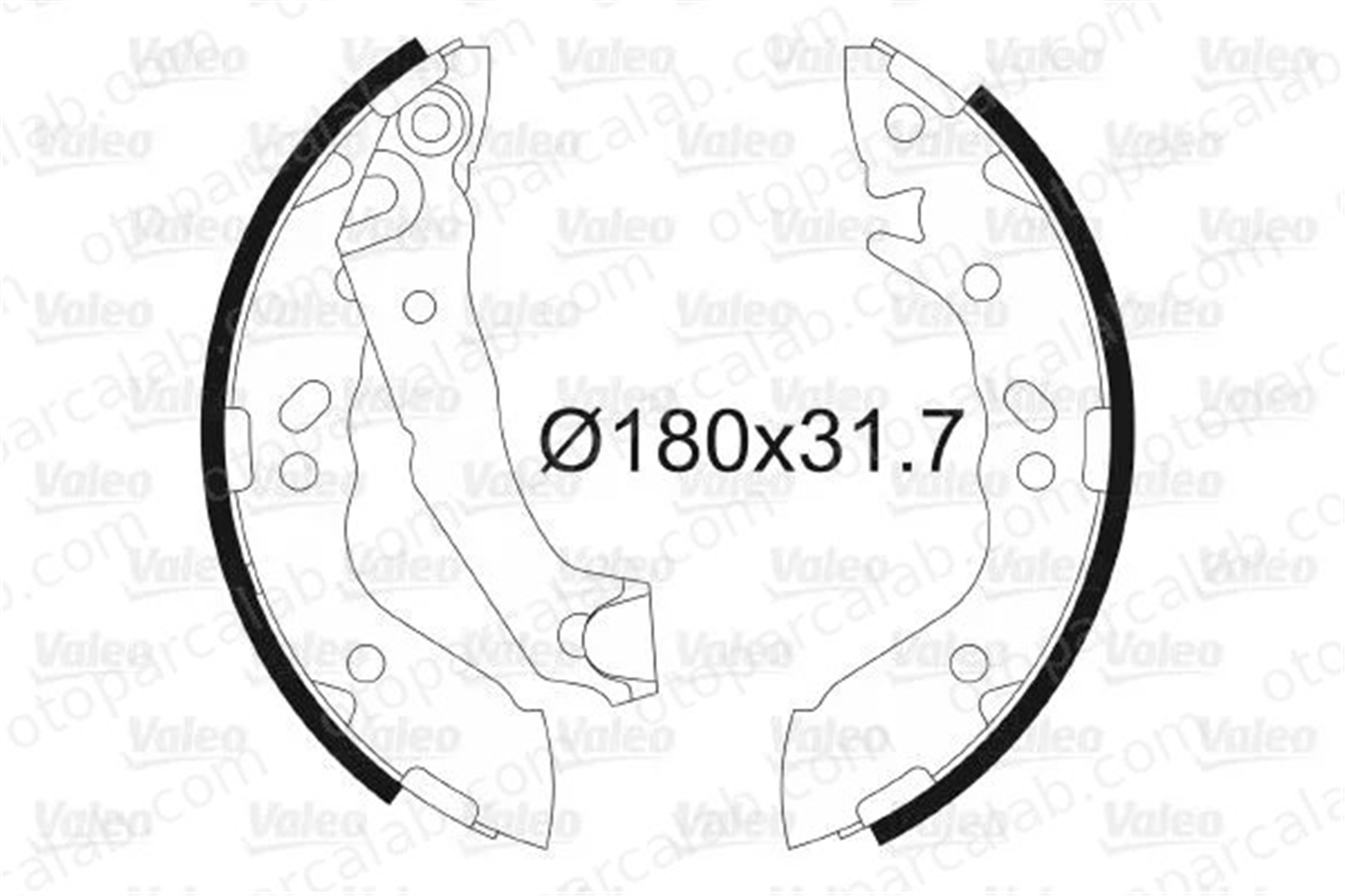 VALEO 562996 Fren Pabuçlu Balata Arka HYUNDAI ATOS 830502A00 5830502A00