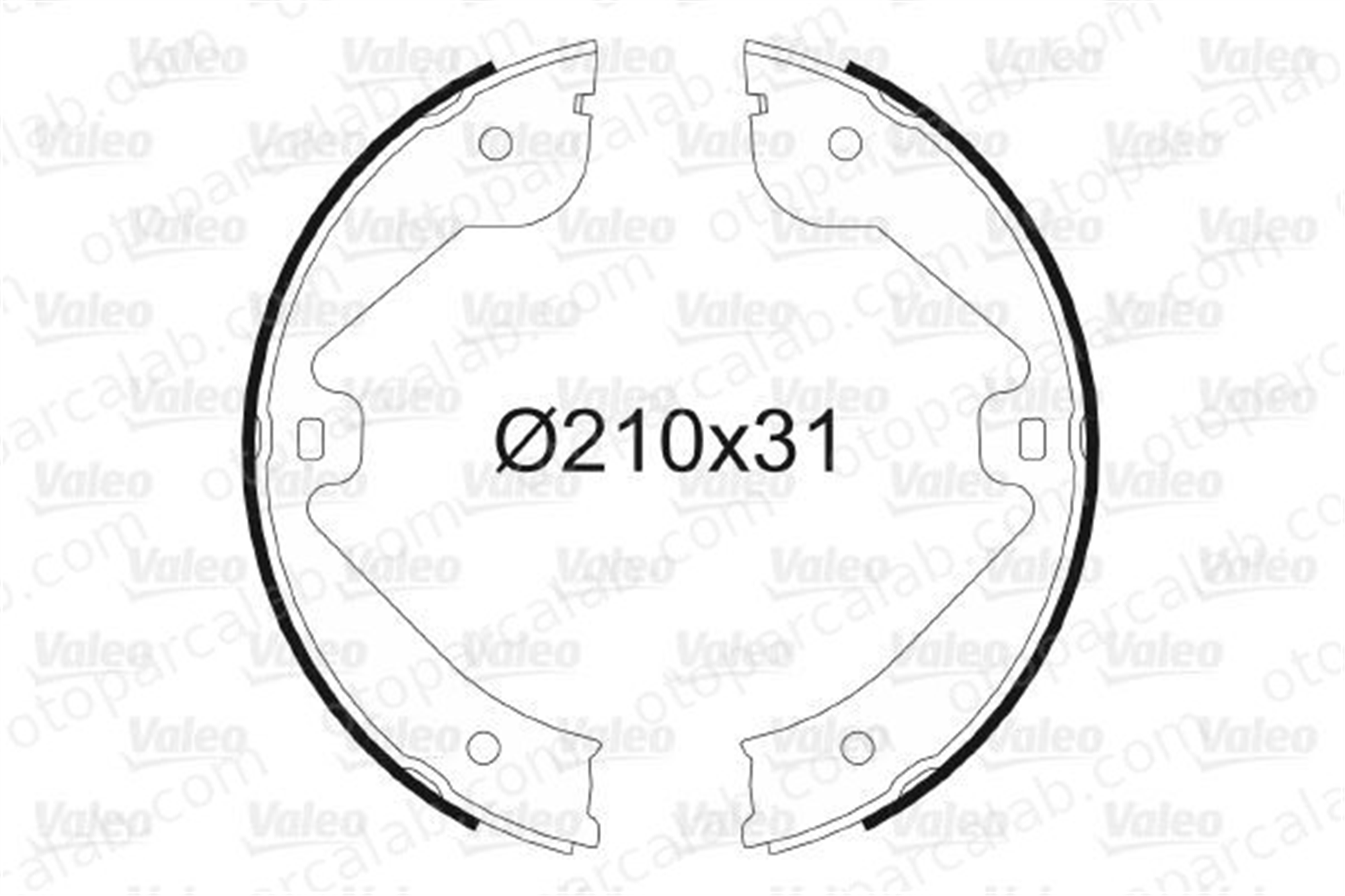 VALEO 564069 Fren Pabuçlu Balata Arka MERCEDES-BENZ R-SERISI AUDI Q7 1644200620 7L0698525