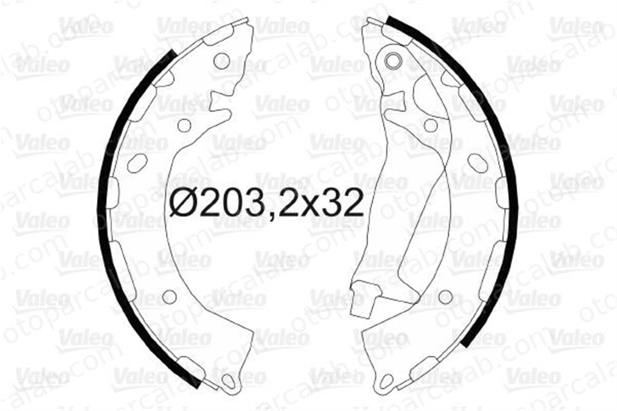 VALEO 564090 Fren Pabuçlu Balata Arka HYUNDAI GETZ 583051CA10 58305